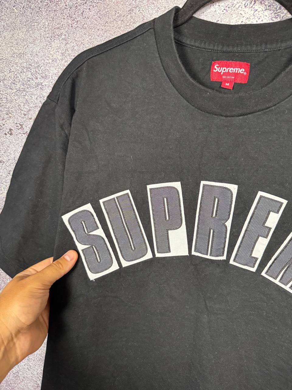 Supreme SS20 Supreme Arc Applique S/S Top Black Tee Medium Size US M / EU 48-50 / 2 - 8 Thumbnail