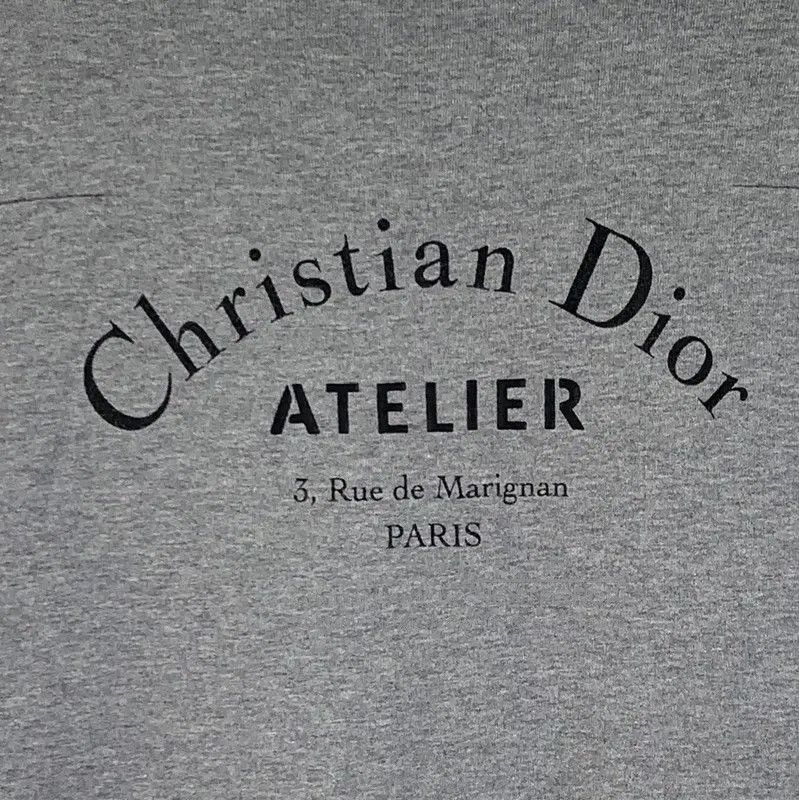 Dior Dior Gray Cotton Women's Sweatshirt . Size XL / US 12-14 / IT 48-50 - 5 Thumbnail