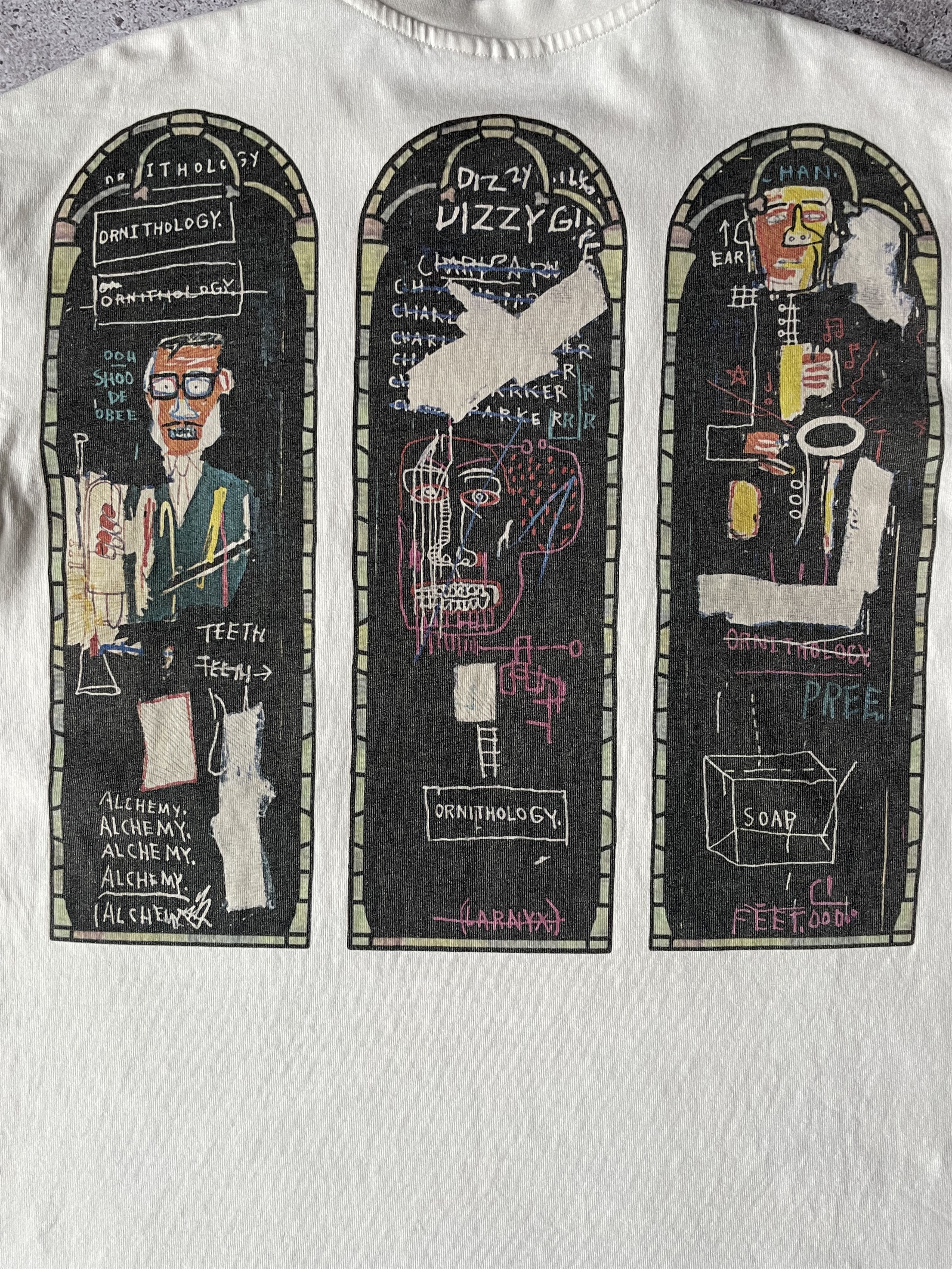 Jean-Michel Basquiat Jean-Michel Basquiat x H&M Graphic Art Tee Cream Size M Size US M / EU 48-50 / 2 - 6 Thumbnail