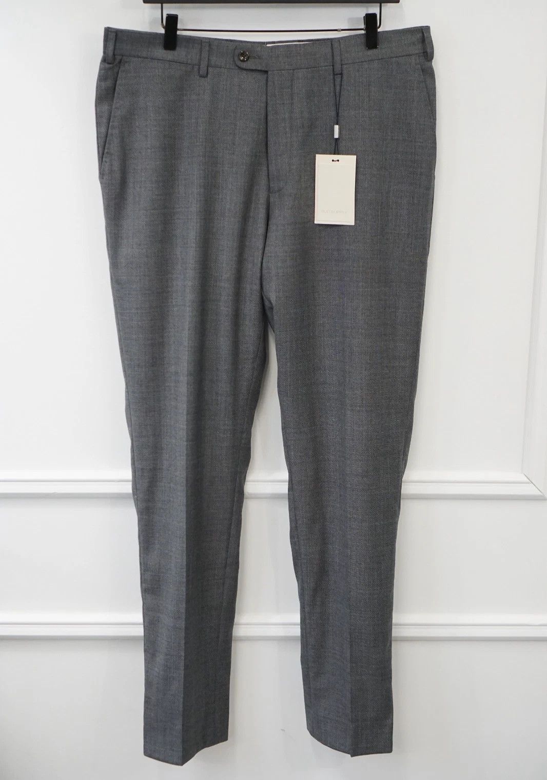 Suitsupply Men Suitsupply Pants Grey Brescia Wool Size UK/US42 Size 42R - 1 Thumbnail