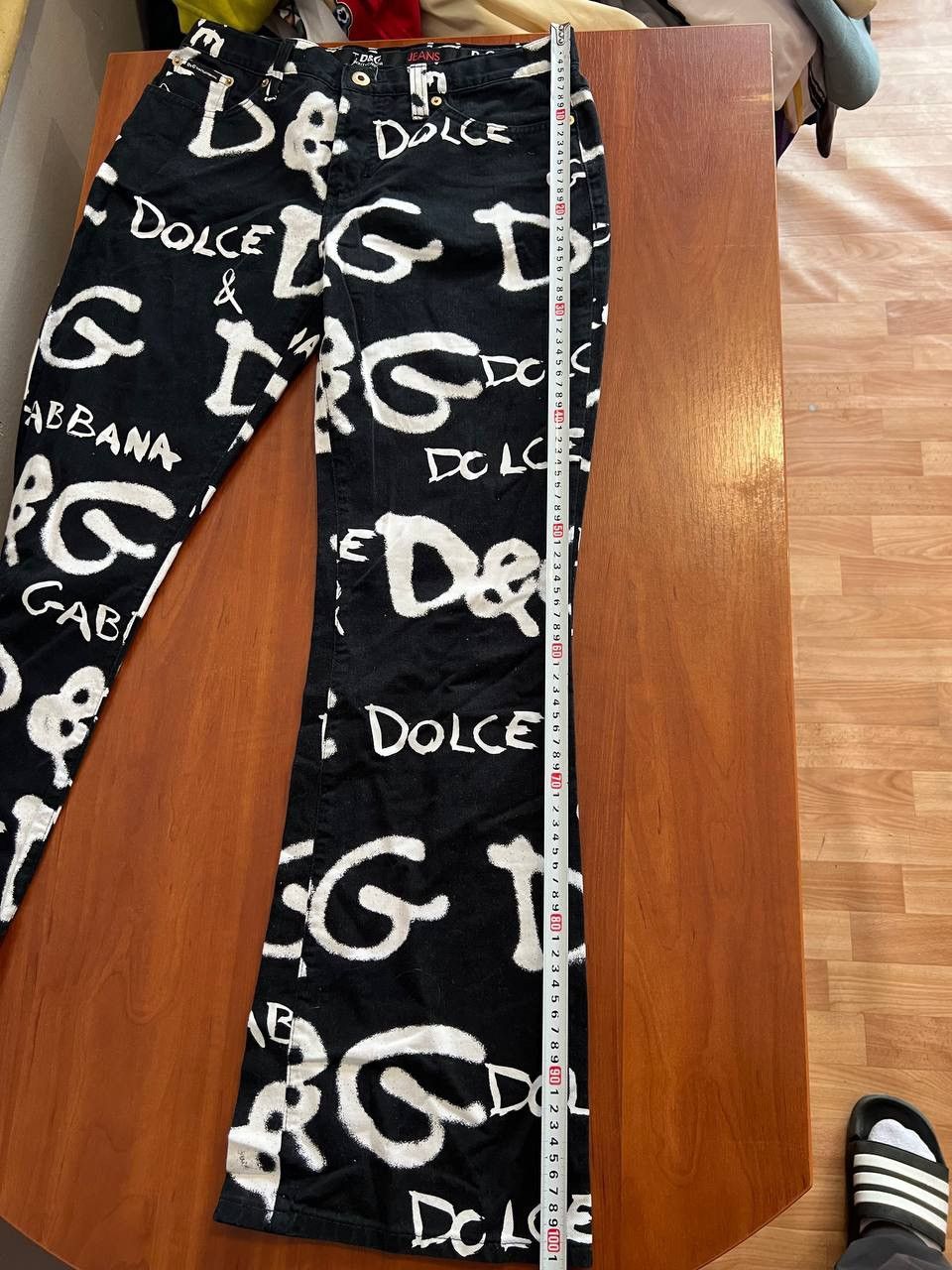 Dolce & Gabbana DILCE&GABBANA ARCHIVAL ICONIC GRAFFIC PRINT WOMEN PANTS 31 Size 31" - 17 Thumbnail