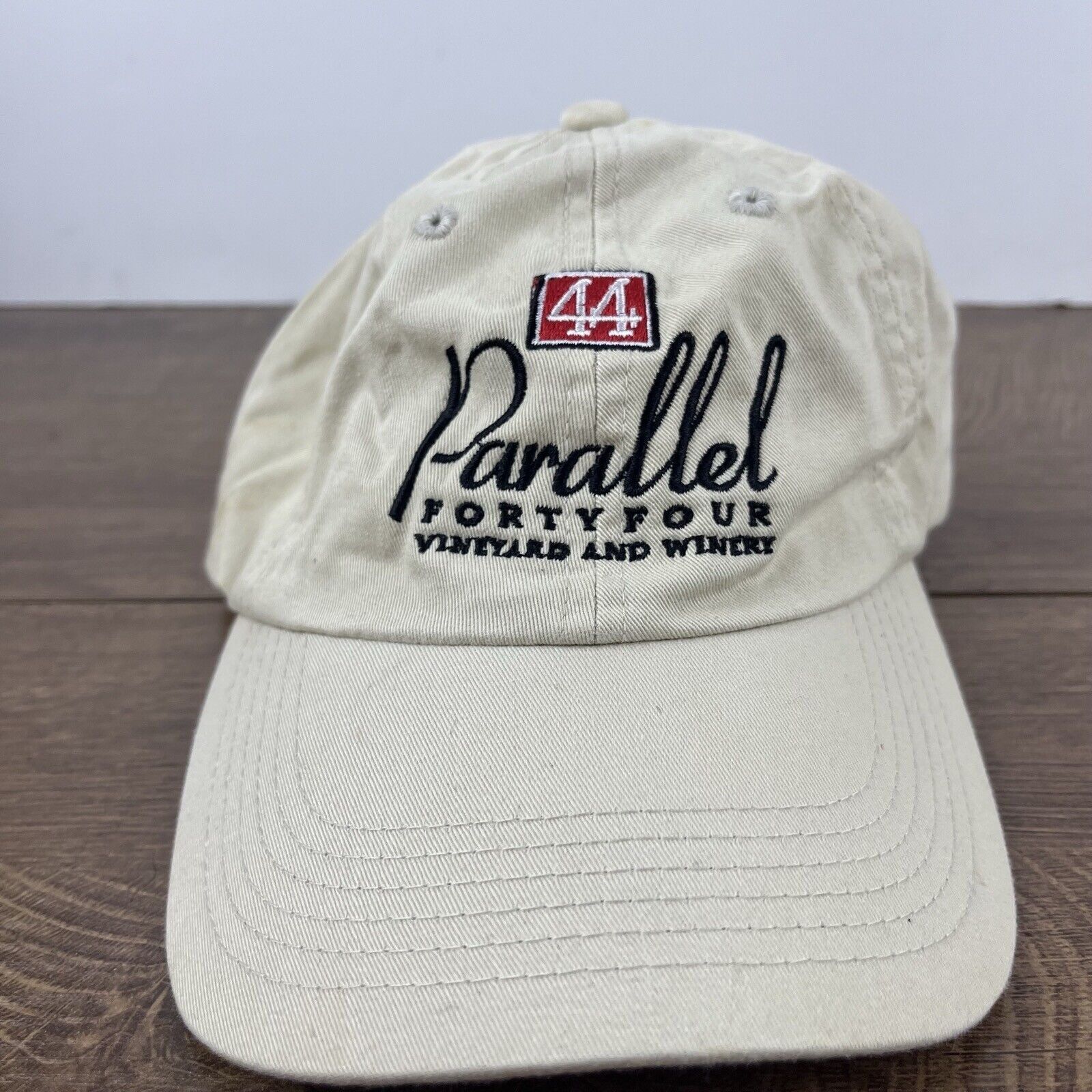 Other Parallel Forty Four Hat Vineyard 44 White Hat Adjustable Whi Size ONE SIZE - 7 Thumbnail