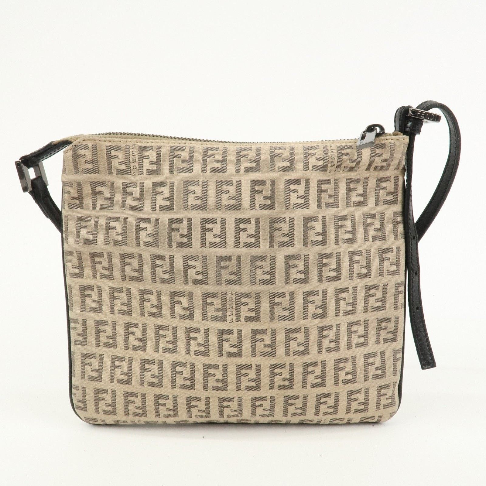 Fendi Fendi Zucchino Crossbody Bag Beige Size ONE SIZE - 2 Thumbnail
