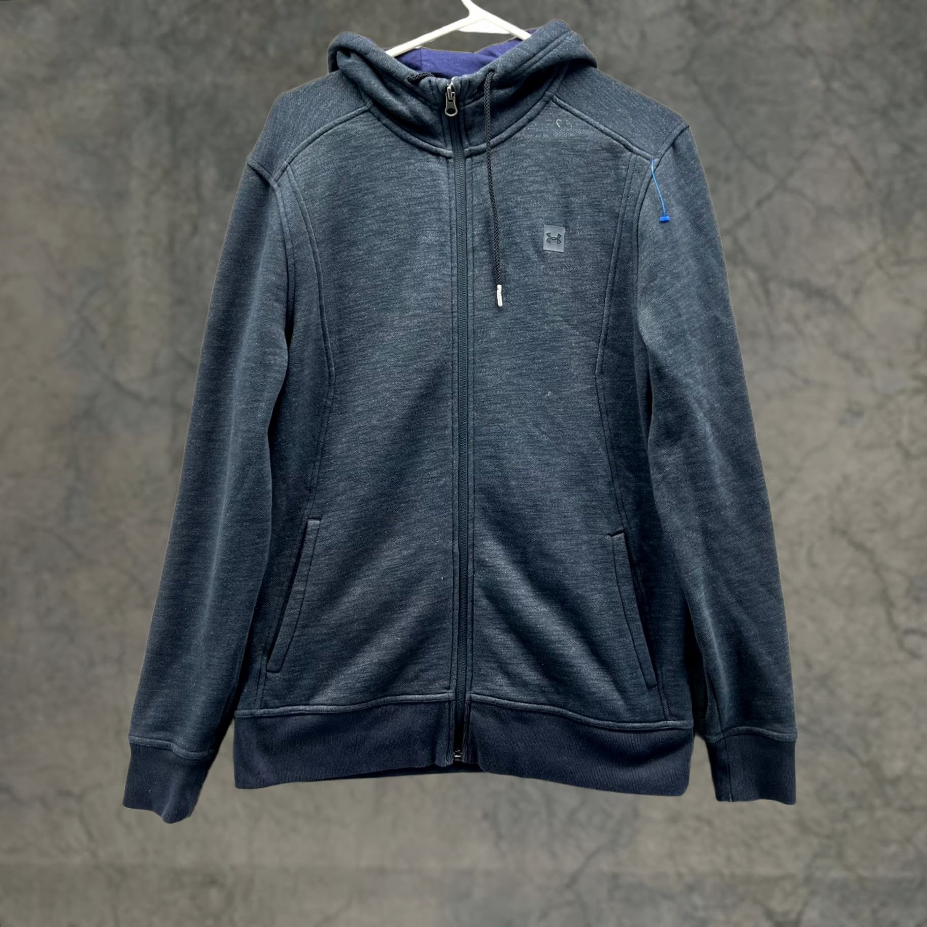 Under Armour VINTAGE Under Armour Sweater Mens Medium Heather Gray Full Zip Hoodie Pullover Jacket Size US M / EU 48-50 / 2 - 1 Thumbnail