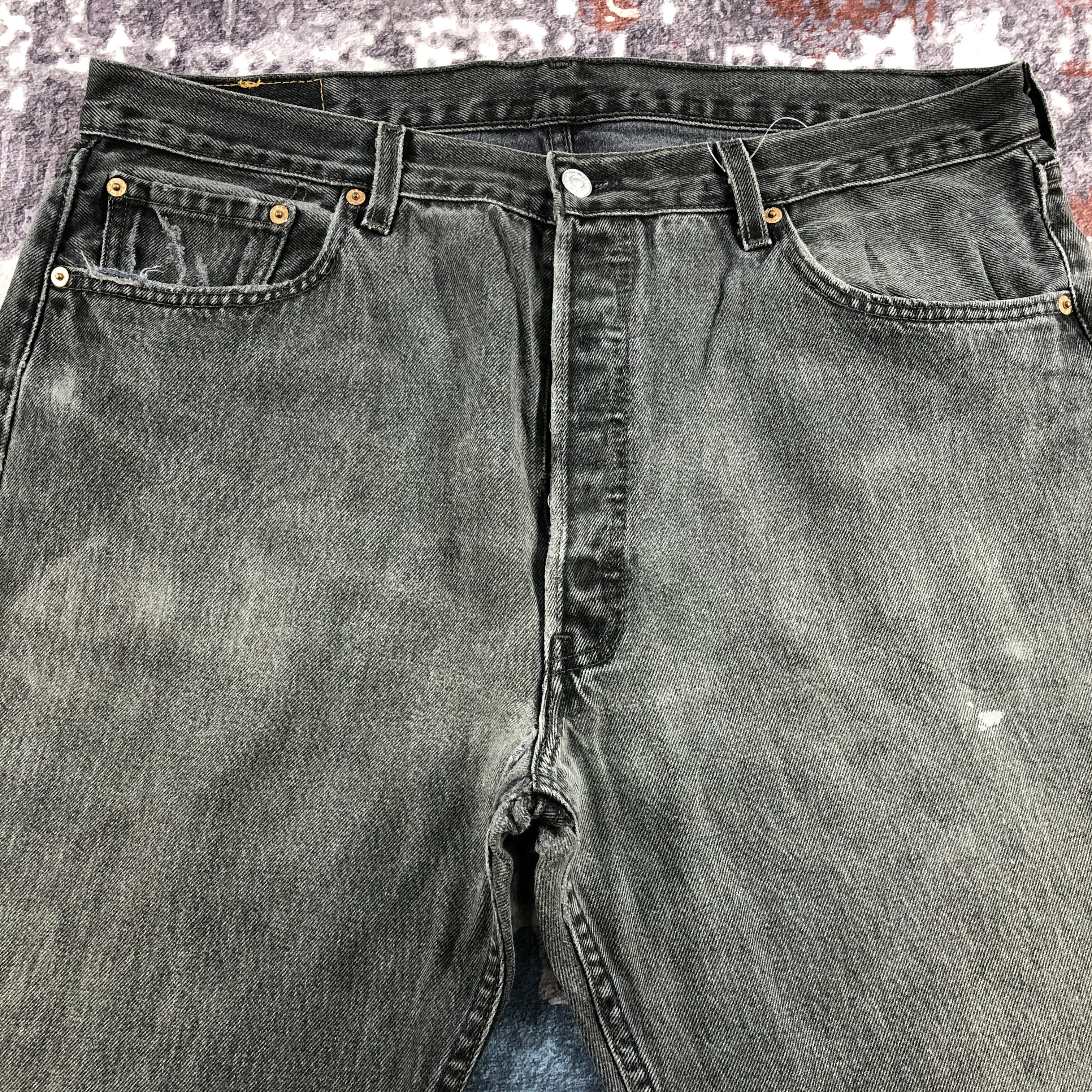 Levi's Vintage 90s Levis 501 Earth Tone Jeans-JM2422 Size US 38 / EU 54 - 3 Thumbnail