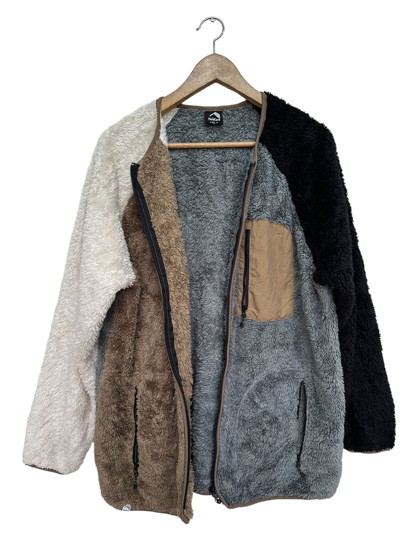 Japanese Brand Japanese Brand Fieldcore Colour Block Fleece Jacket Size US L / EU 52-54 / 3 - 1 Thumbnail