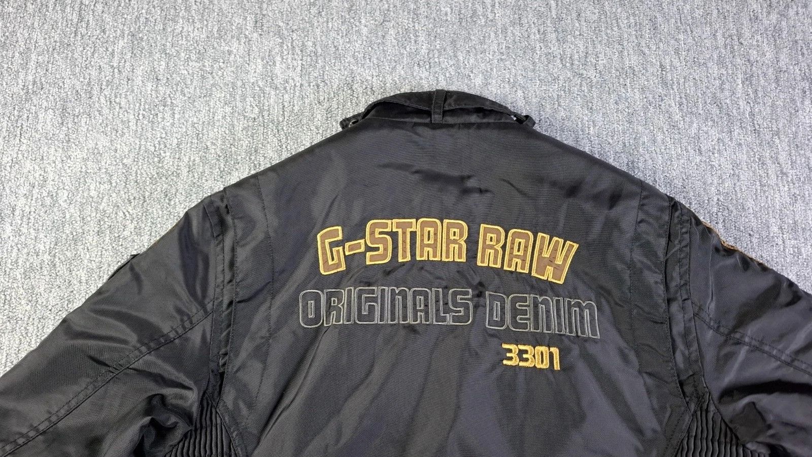 G-Star G-Star RAW Racing Biker Jacket Quilted Lined Black M Size US L / EU 52-54 / 3 - 4 Thumbnail