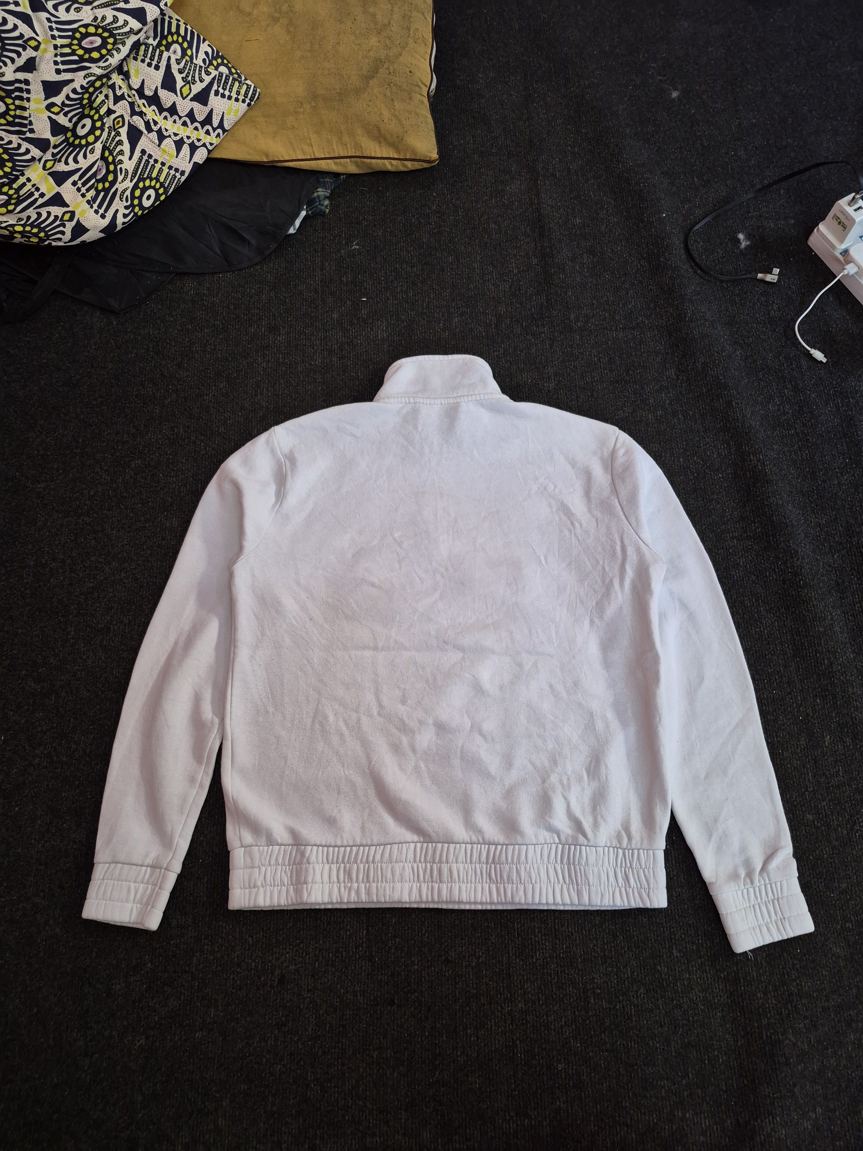 Fila 🔥 Fila Big Logo Spellout Half Zipper Sweater Sweatshirt Size US S / EU 44-46 / 1 - 7 Thumbnail