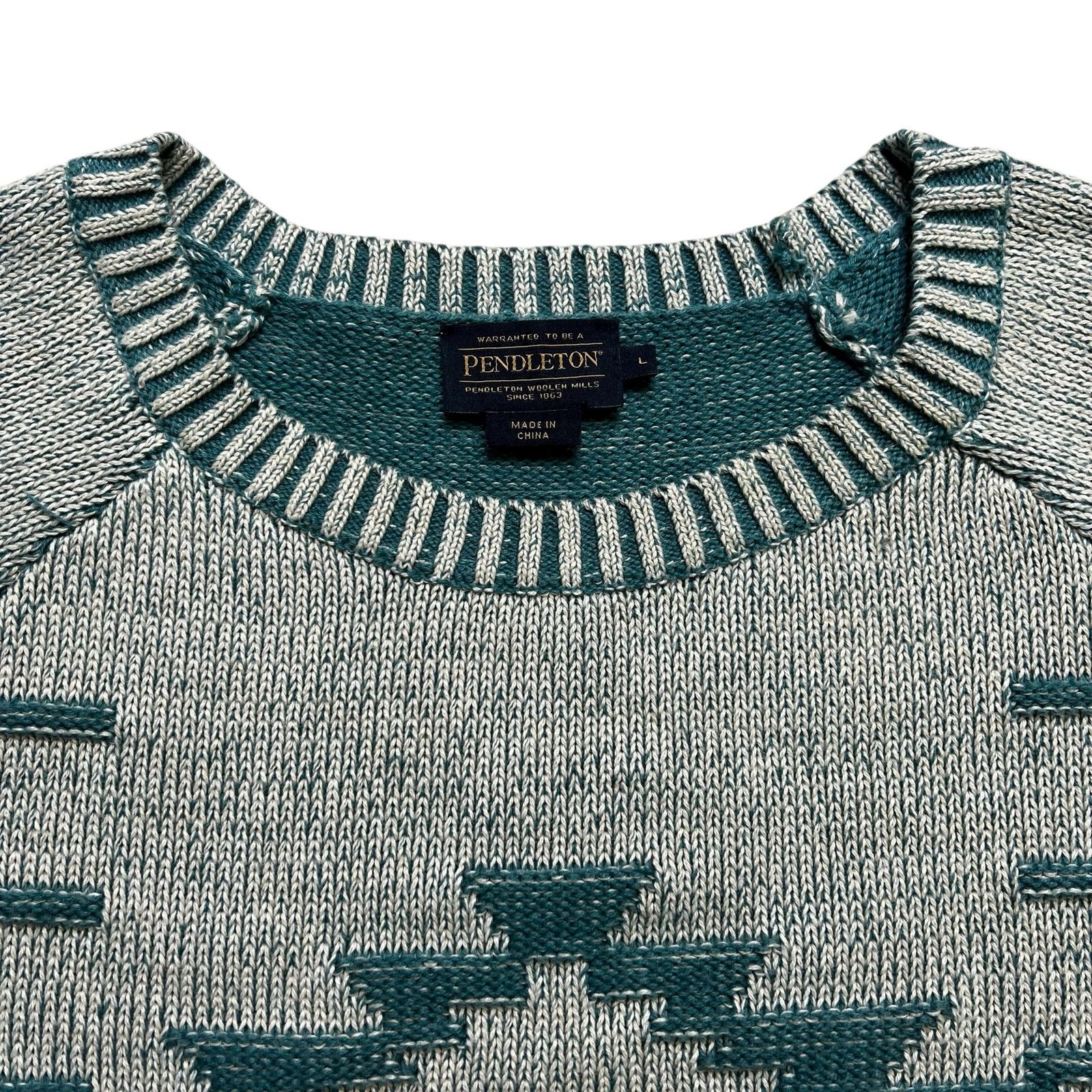 Pendleton Pendleton Woolen Mills Southwest Aztec Knit Sweater Size L Size L / US 10 / IT 46 - 10 Thumbnail