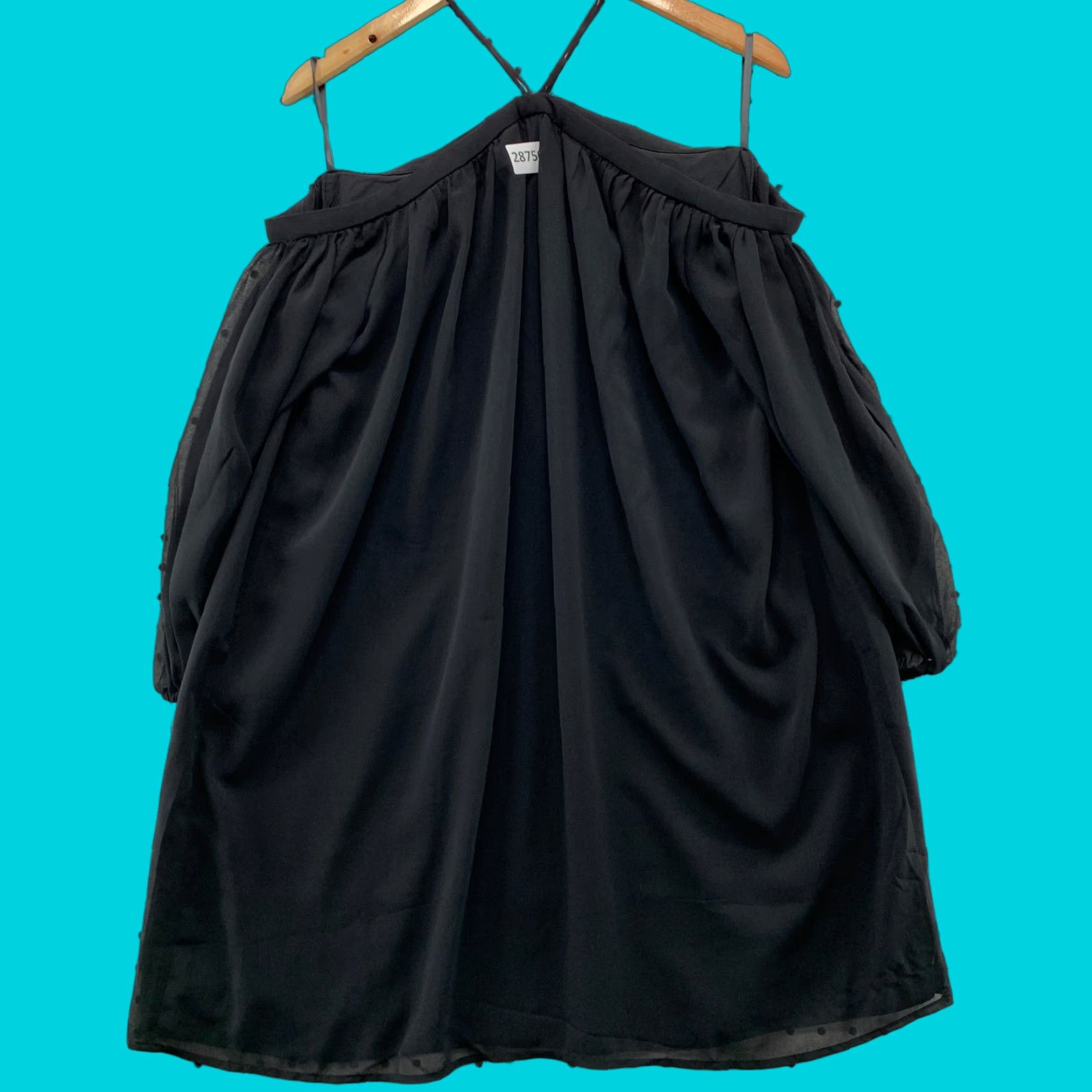 Vintage VINTAGE NEW Ann Taylor Off The Shoulder Bouse Black Womens Petite Size 6 NWT Size M / US 6-8 / IT 42-44 - 1 Thumbnail