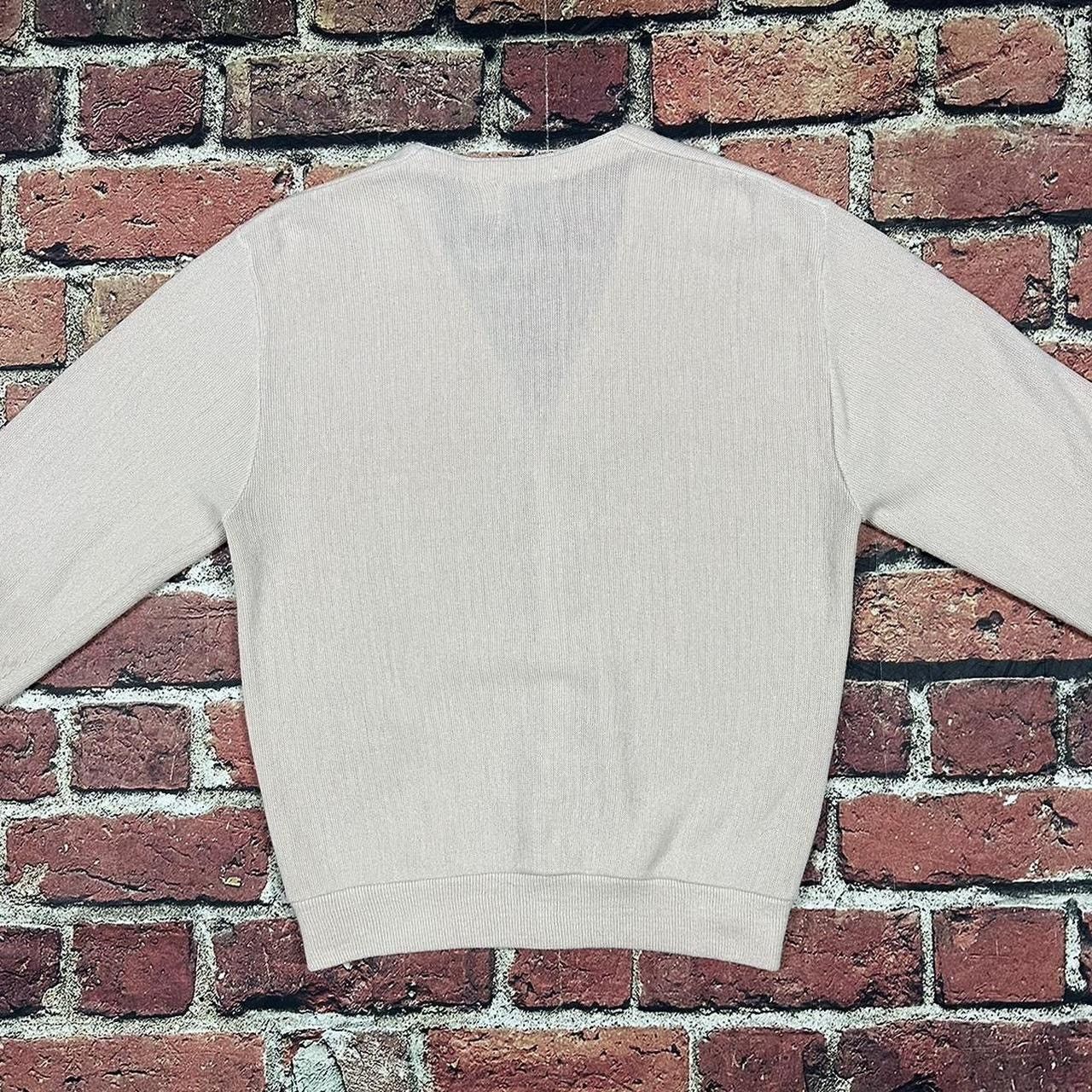 Sears Vintage Sears The Men's Store Cardigan Sweater Acrylic Beige Size US L / EU 52-54 / 3 - 3 Thumbnail