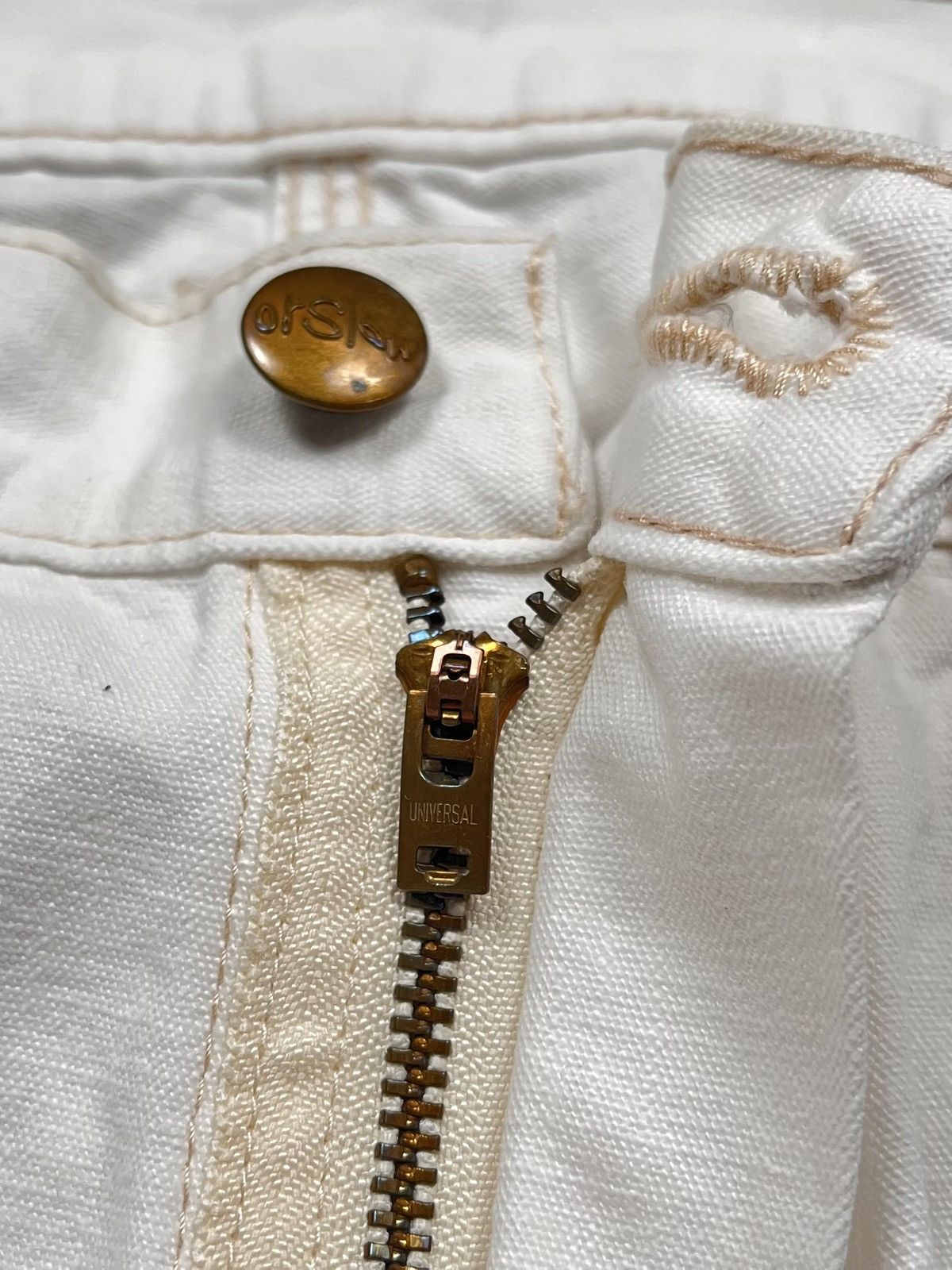 Orslow Vtg Orslow Carpenter Pants White Size US 29 - 12 Thumbnail