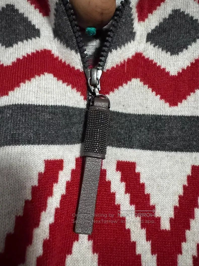 Brunello Cucinelli Brunello Cucinelli Autumn-Winter Capsule Series Half-Zip K Size S / US 4 / IT 40 - 5 Thumbnail
