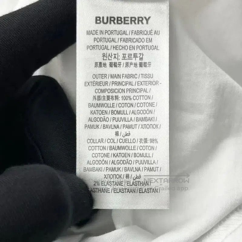 Burberry Burberry Short Sleeve White T-Shirt with Embroidery. Size XXS / US 00 / IT 34 - 4 Thumbnail