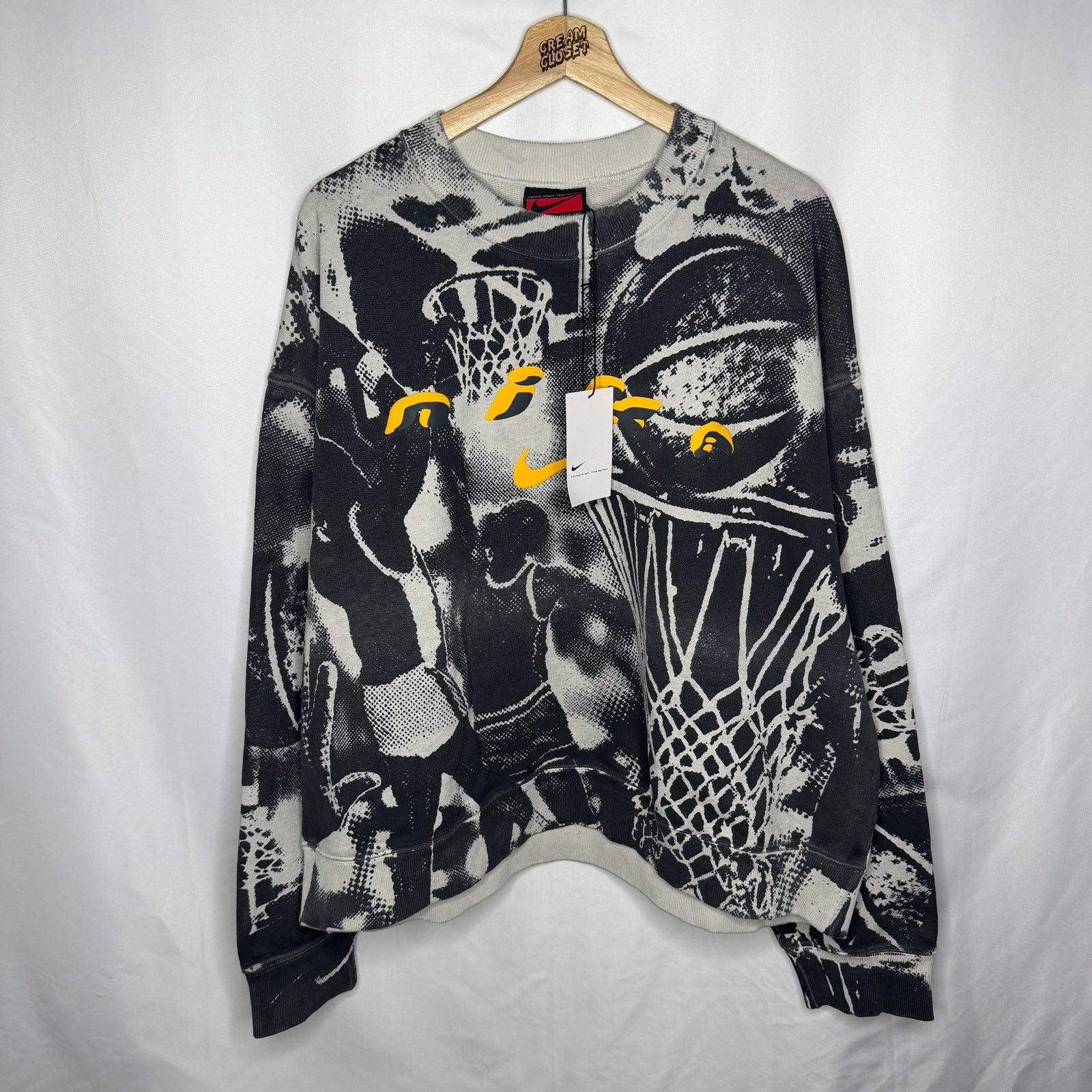 スウェット cpfm the moon the sun  crewneck L Cactus Plant Flea Market *RARE* CPFM The Moon The Sun Pullover