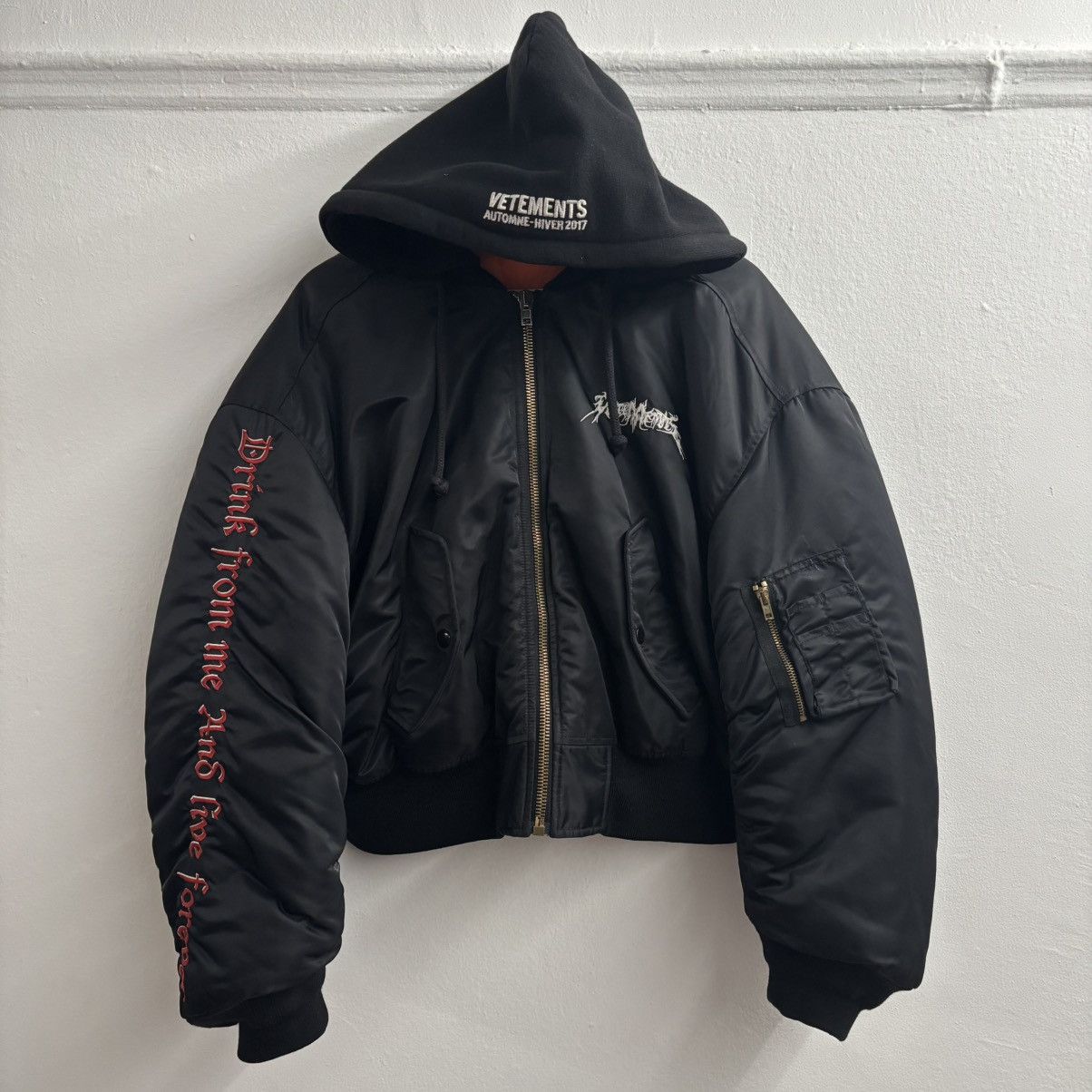 vetements  TFD ボンバー　希少 Vetements TFD bomber jacket 100% authentic | eBay