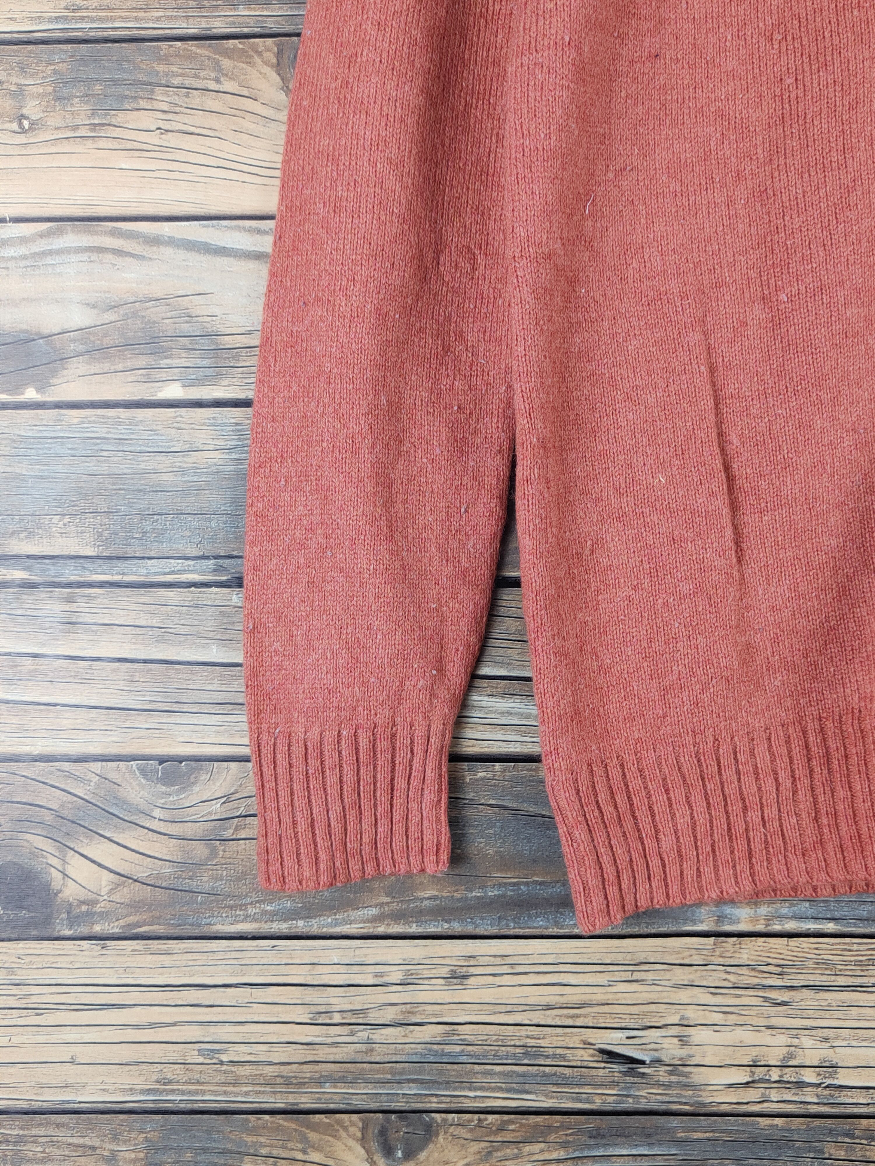 Homespun Knitwear × Japanese Brand Uniqlo japan Orange Knitwear Cardigan #W1195 Size US M / EU 48-50 / 2 - 4 Thumbnail