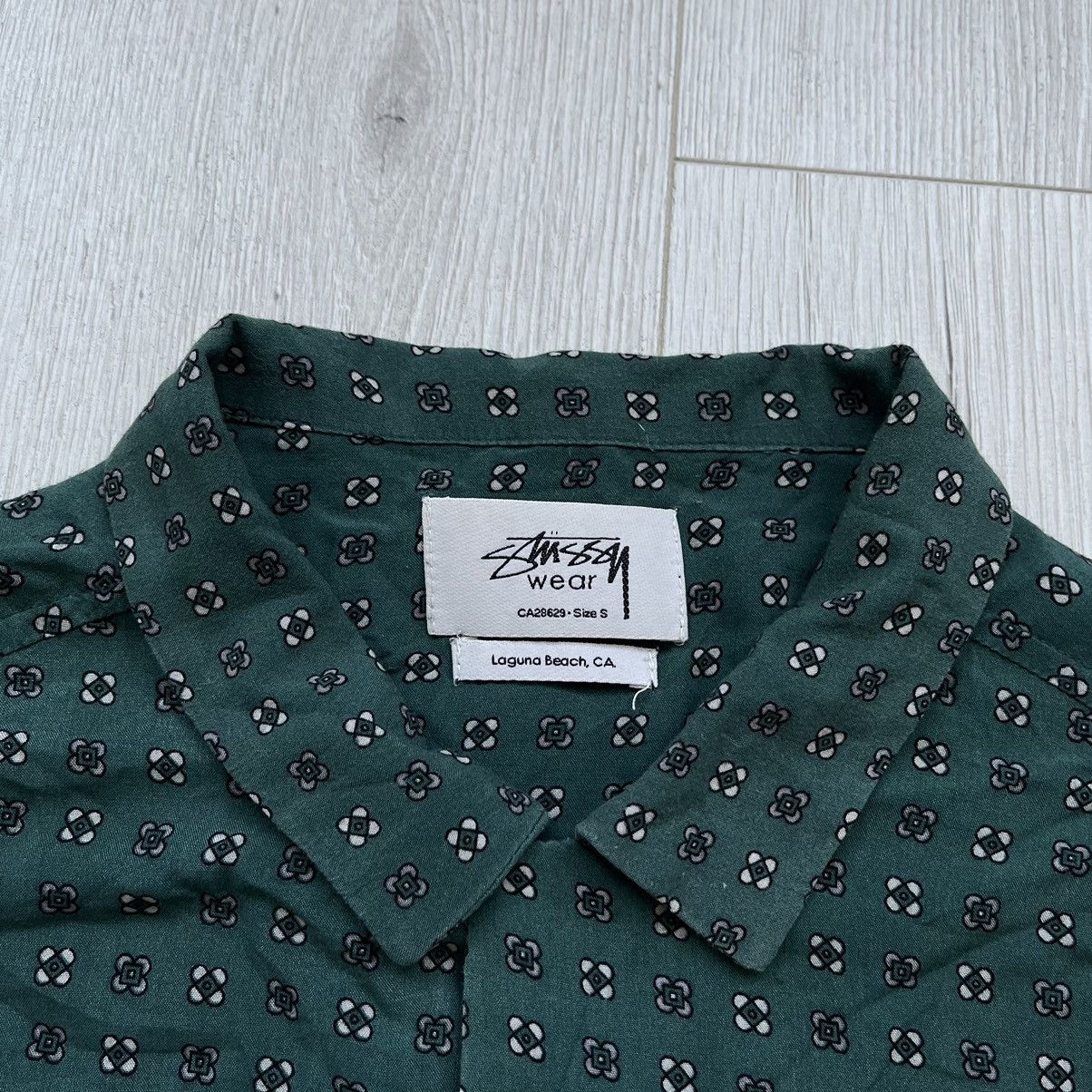 Stussy × Vintage Rare Stüssy Wear Monogram Rayon Button Up Shirt S size Mens Size US S / EU 44-46 / 1 - 6 Thumbnail