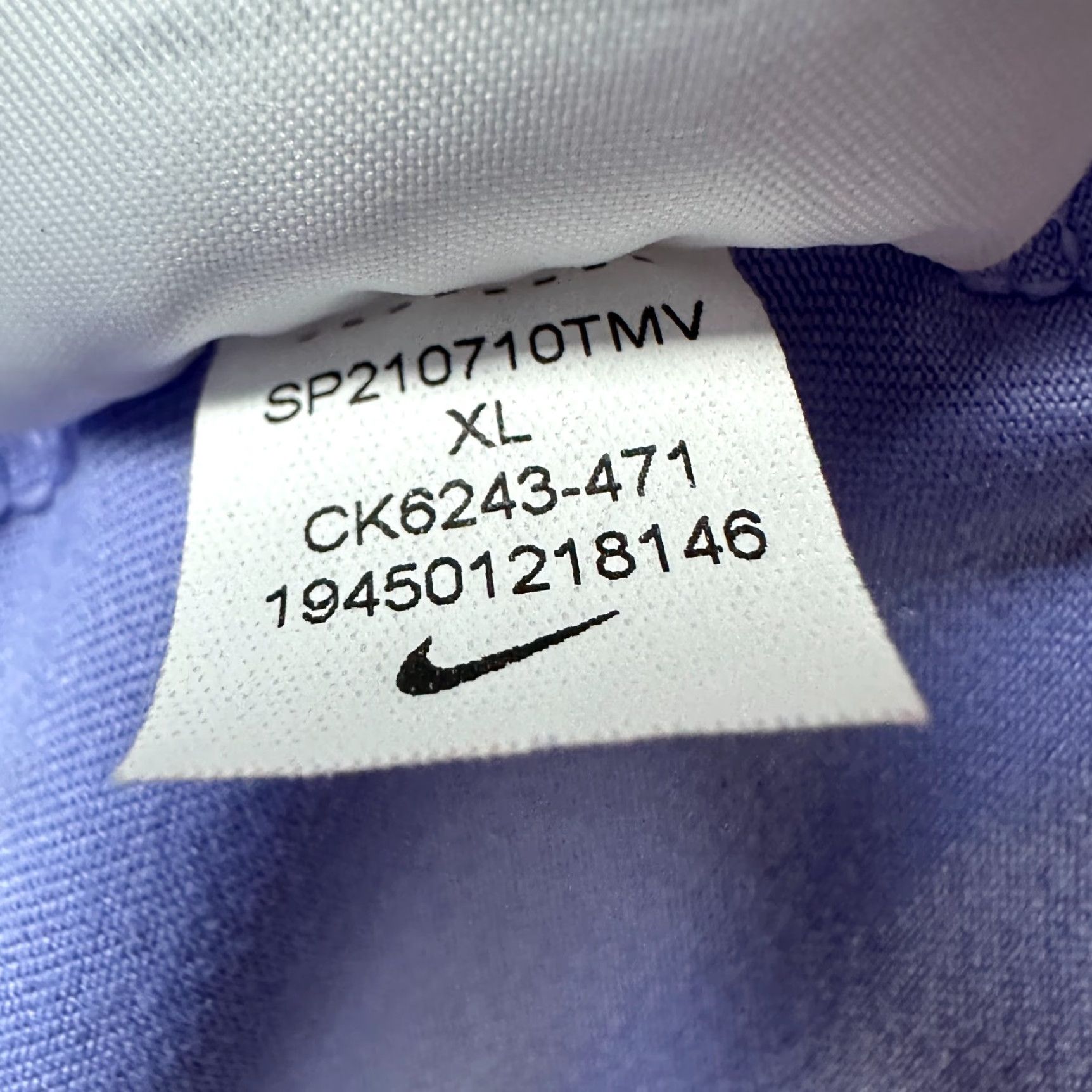 Nike Nike Polo Shirt Mens XL Blue Dri-Fit Golf All Over Print Vapor Size US XL / EU 56 / 4 - 7 Thumbnail