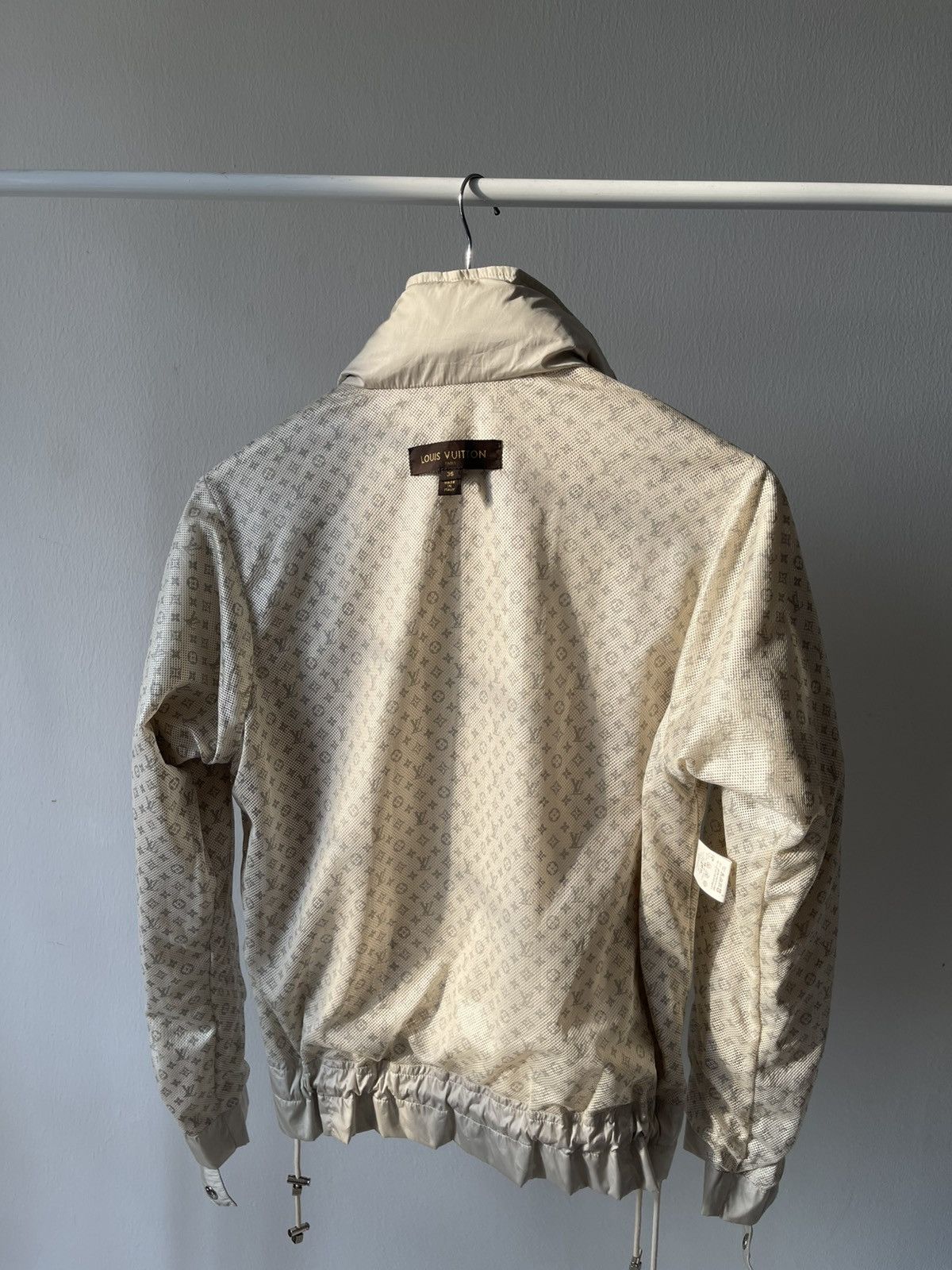 Louis Vuitton Louis Vuitton Monogram Linen Windbreaker Zip Hoodie Size US M / EU 48-50 / 2 - 11 Thumbnail