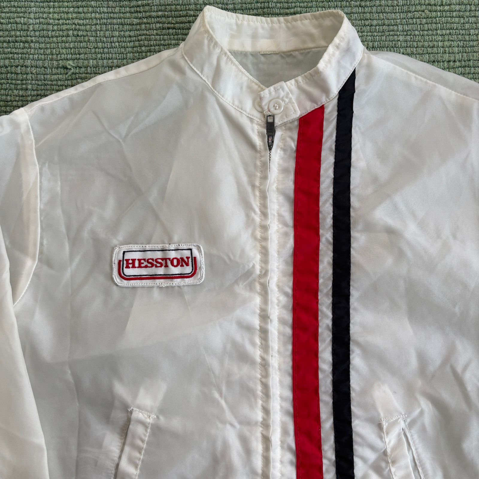 Vintage Vintage 60s Nylon Hesston Car Club Jacket Pride Zipper L Size US L / EU 52-54 / 3 - 2 Thumbnail