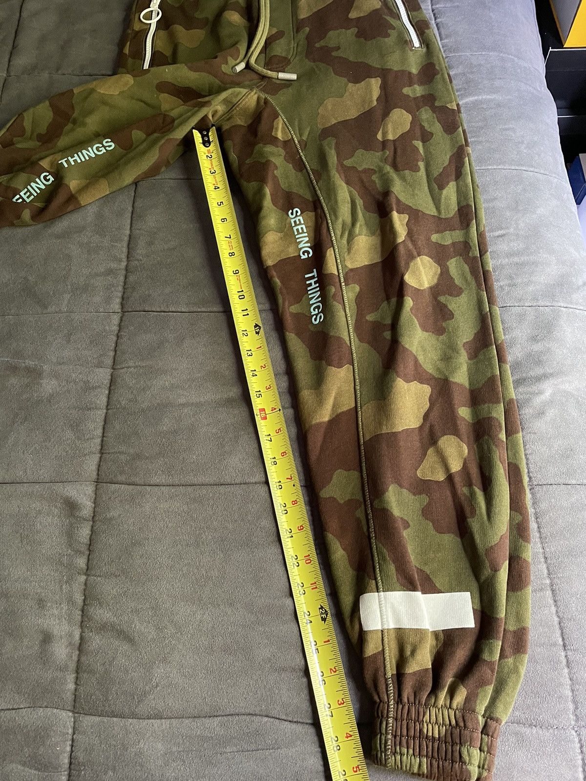 Off-White Off-White Seeing Things Camo Sweatpants Size US 30 / EU 46 - 4 Thumbnail