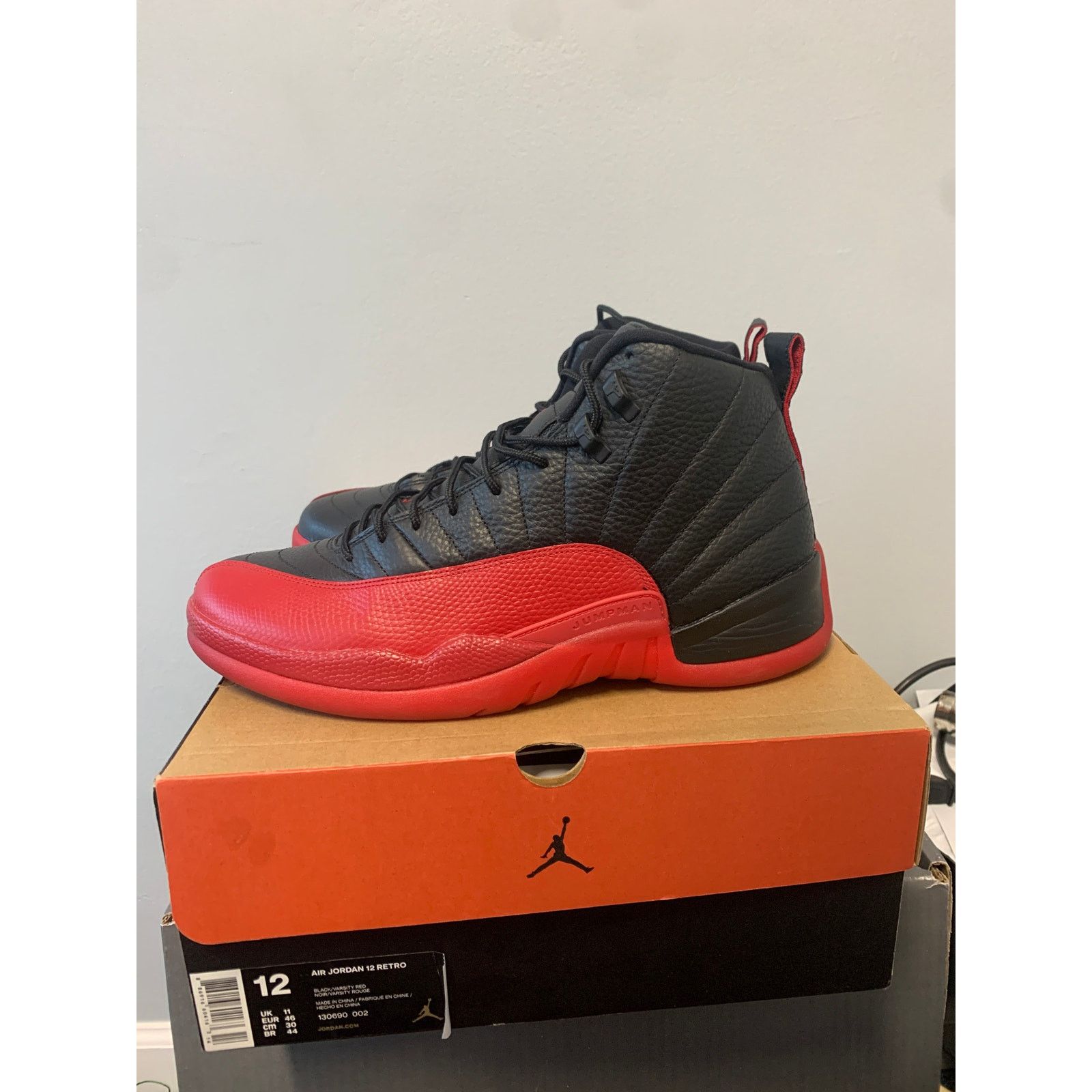 Nike Nike Air Jordan 12 Flu Game 2016 Size 12 Worn Once SHIPS NOW Size US 12 / EU 45 - 4 Thumbnail