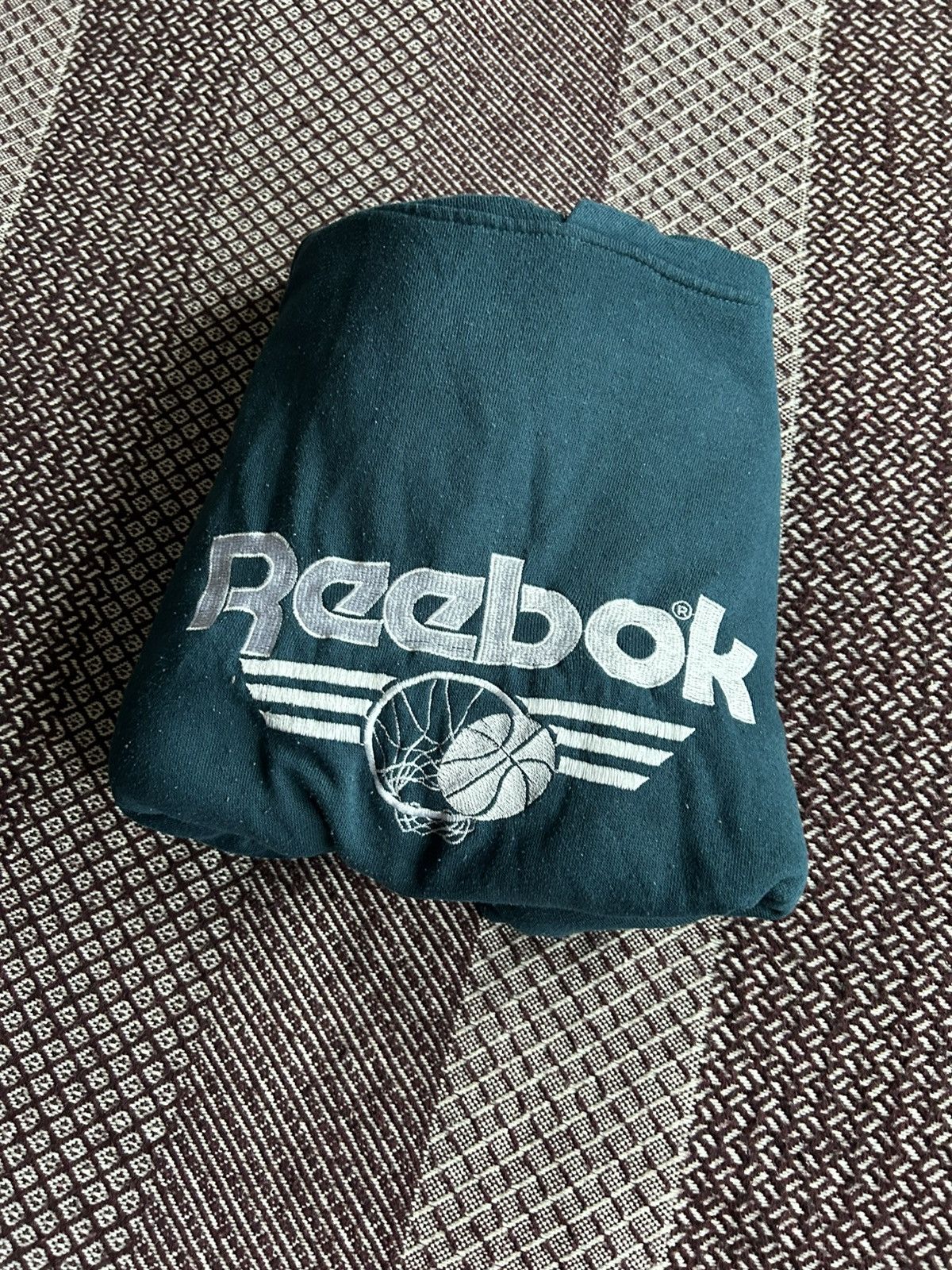 Reebok × Vintage Reebok Baggy Fit Hoodie Streetwear Big Logo Size L / XL Size US L / EU 52-54 / 3 - 6 Thumbnail