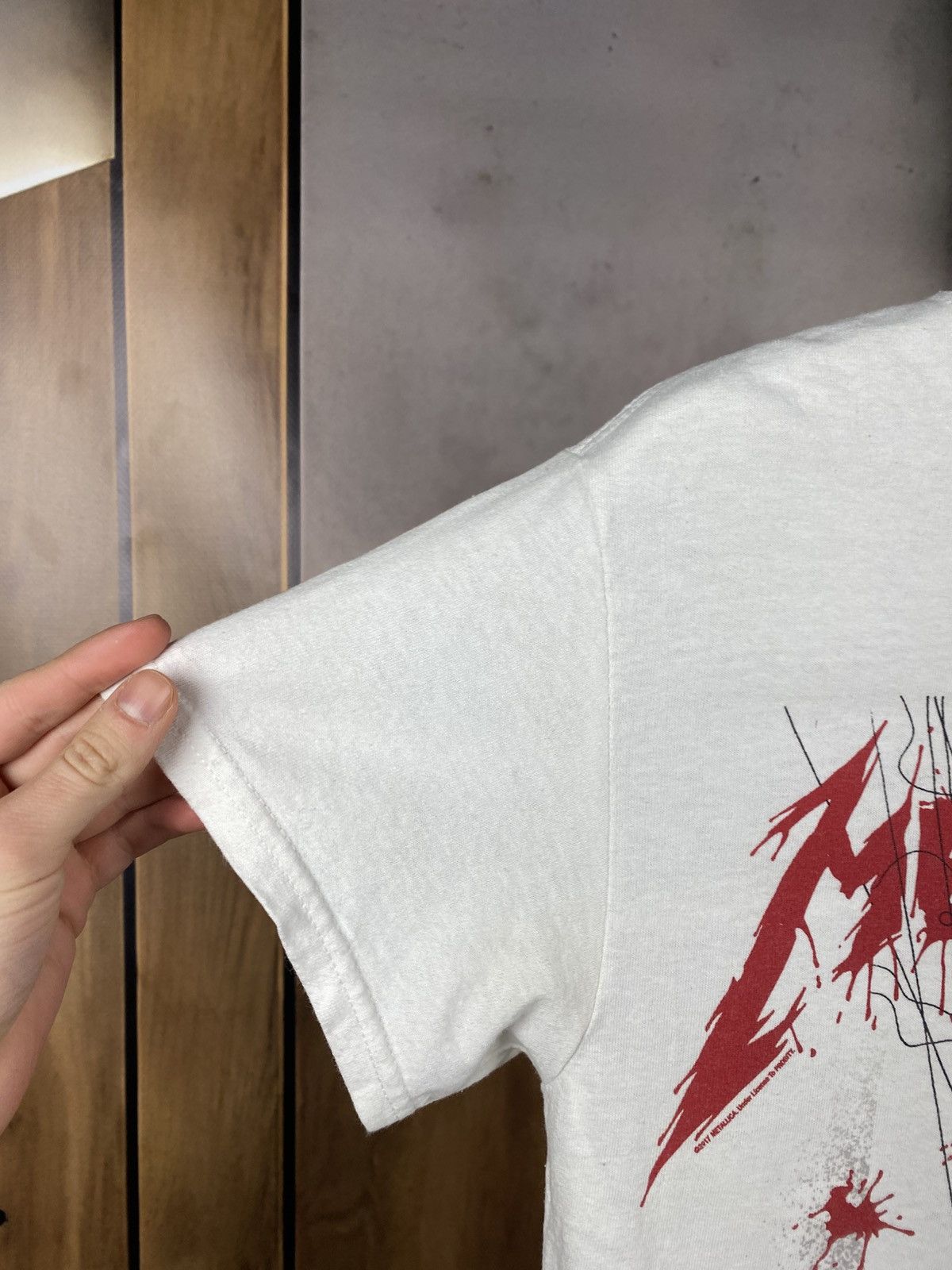 Metallica 💀Vintage T-Shirt Metallica 2017 Landmine Left Me With Life💀 Size US S / EU 44-46 / 1 - 6 Thumbnail