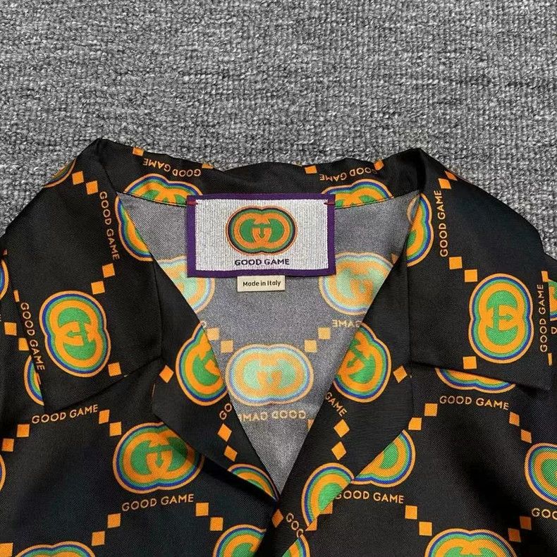 Gucci Gucci Full-print short-sleeved shirt Size US S / EU 44-46 / 1 - 4 Thumbnail