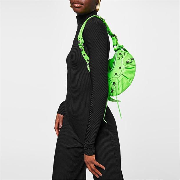 Balenciaga o1g2r1mq0924 Size: OS / Small Shoulder Bag in Green Size ONE SIZE - 4 Thumbnail