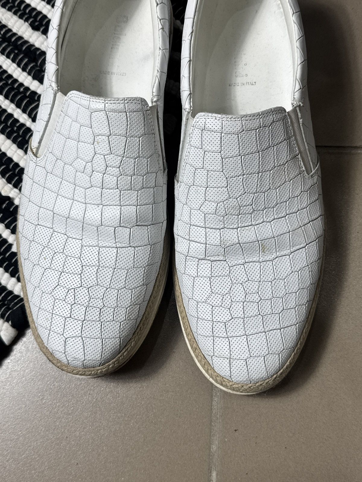 Baldinini VINTAGE BALDININI LEATHER SLIPONS Size US 12 / EU 45 - 5 Thumbnail