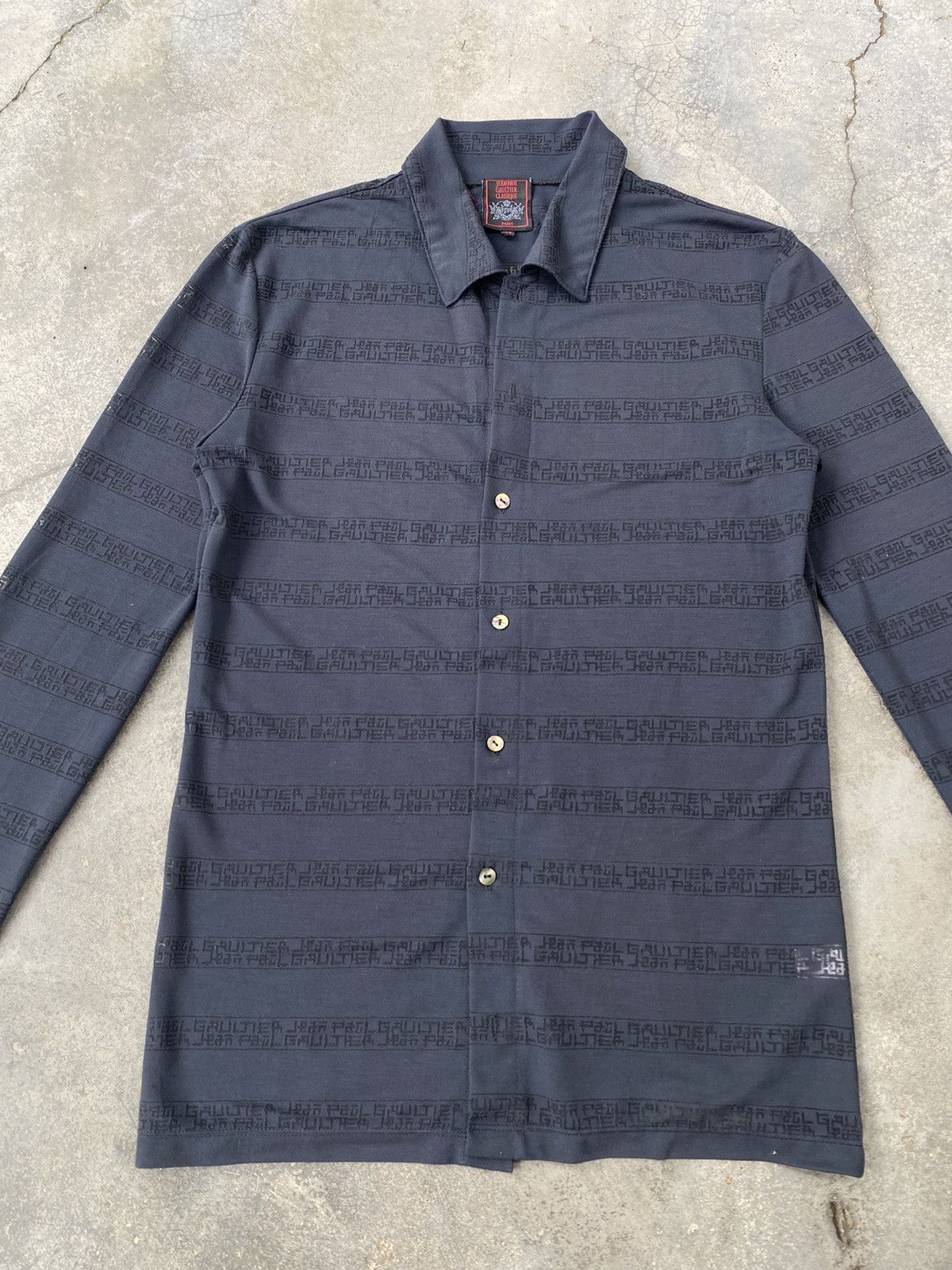 Jean Paul Gaultier Vintage 90s JPG Jean Paul Gaultier Classique Mesh Button Ups Size M / US 6-8 / IT 42-44 - 3 Thumbnail