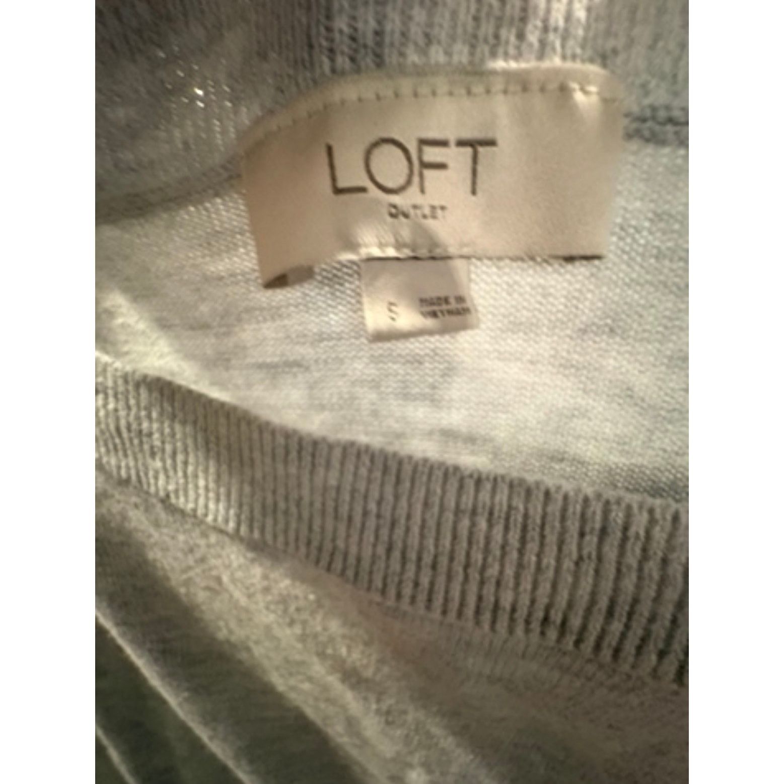 Loft LOFT Outlet Women’s Small Gray Sweater Long Sleeve Size S / US 4 / IT 40 - 3 Thumbnail
