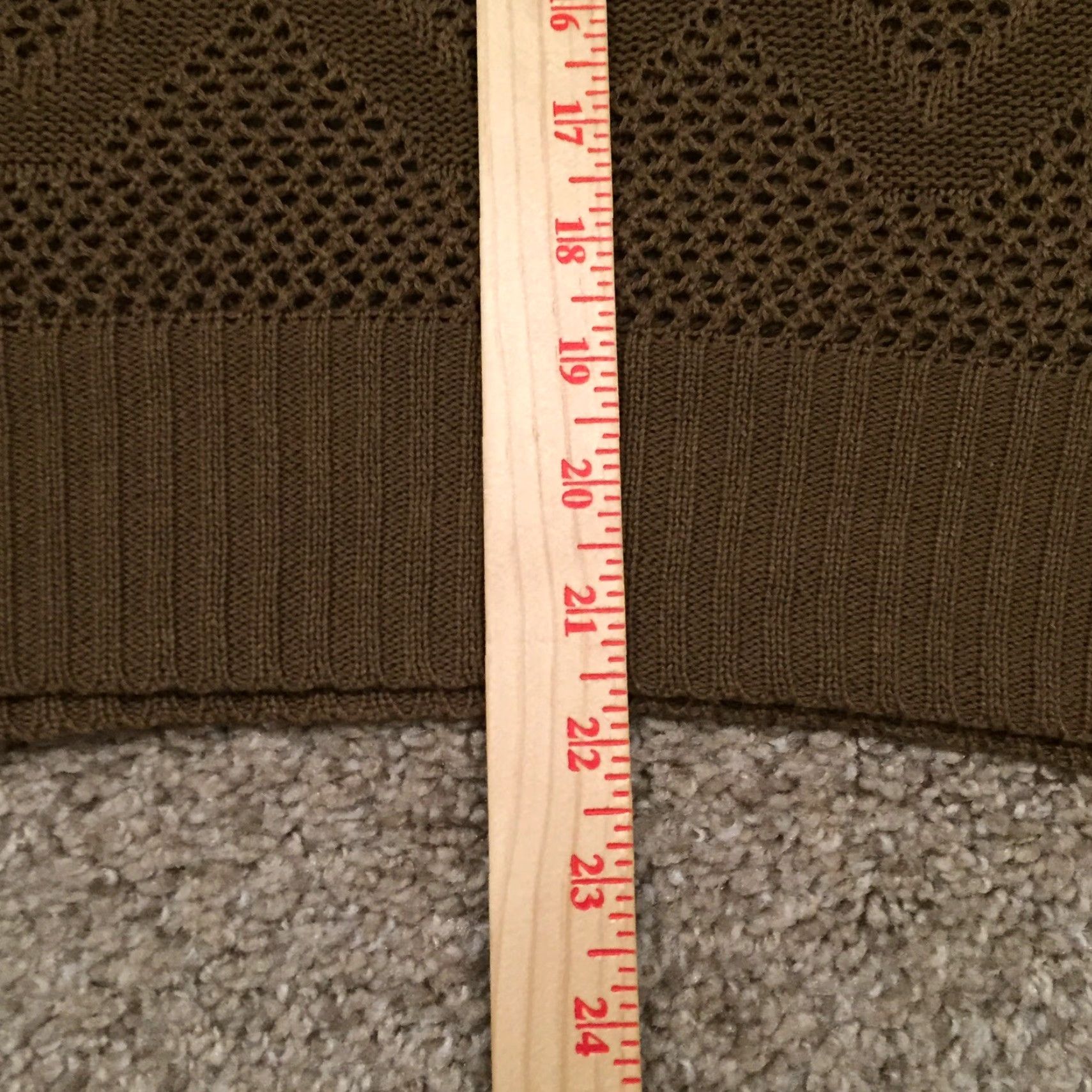 Vintage Fashion Magazine Sweater Womens Large Brown Open Knit V-Neck Long Sleeve Size L / US 10 / IT 46 - 7 Thumbnail