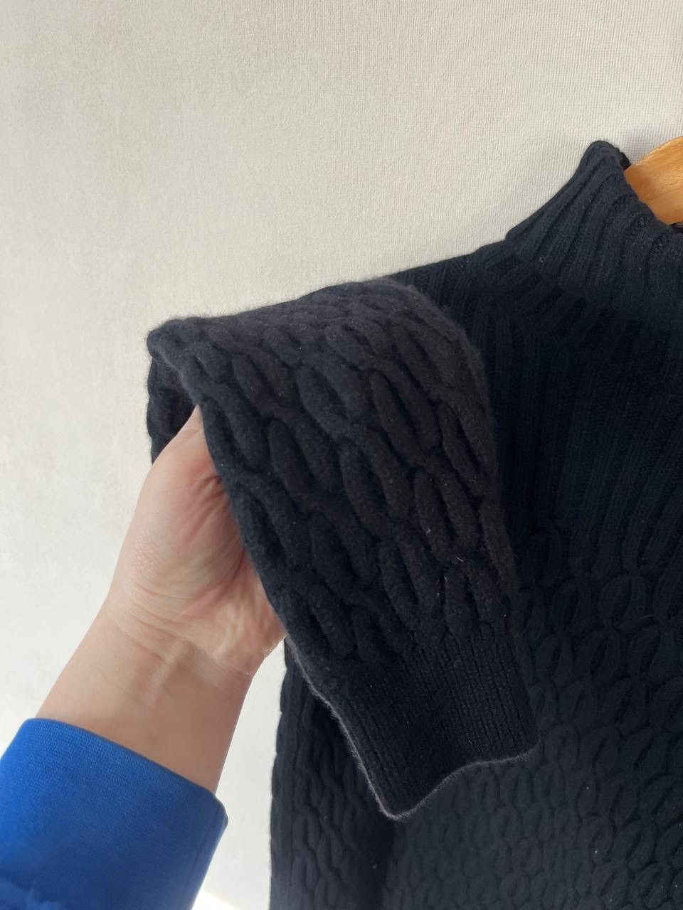 Iris von Arnim Iris von Arnim Cashmere Black Ribbed Turtleneck Sweater Size S / US 4 / IT 40 - 3 Thumbnail