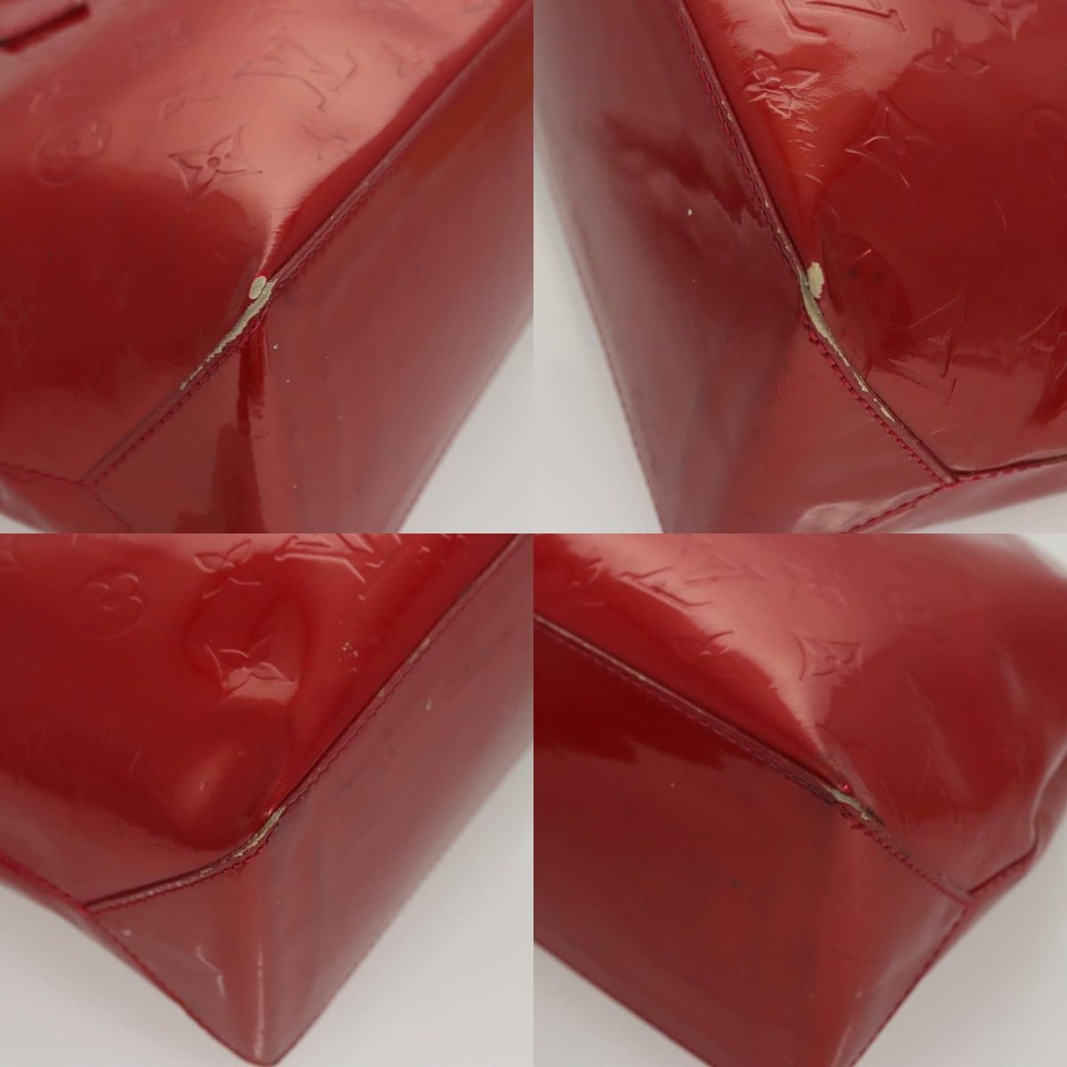 Louis Vuitton LOUIS VUITTON Monogram Vernis Wilshire PM Bag Pomme D'amour Size ONE SIZE - 10 Thumbnail