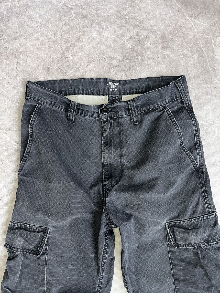 Carhartt Navy Cargo Pants Tactical carhartt Utility Style Y2K washed Size US 31 - 3 Thumbnail