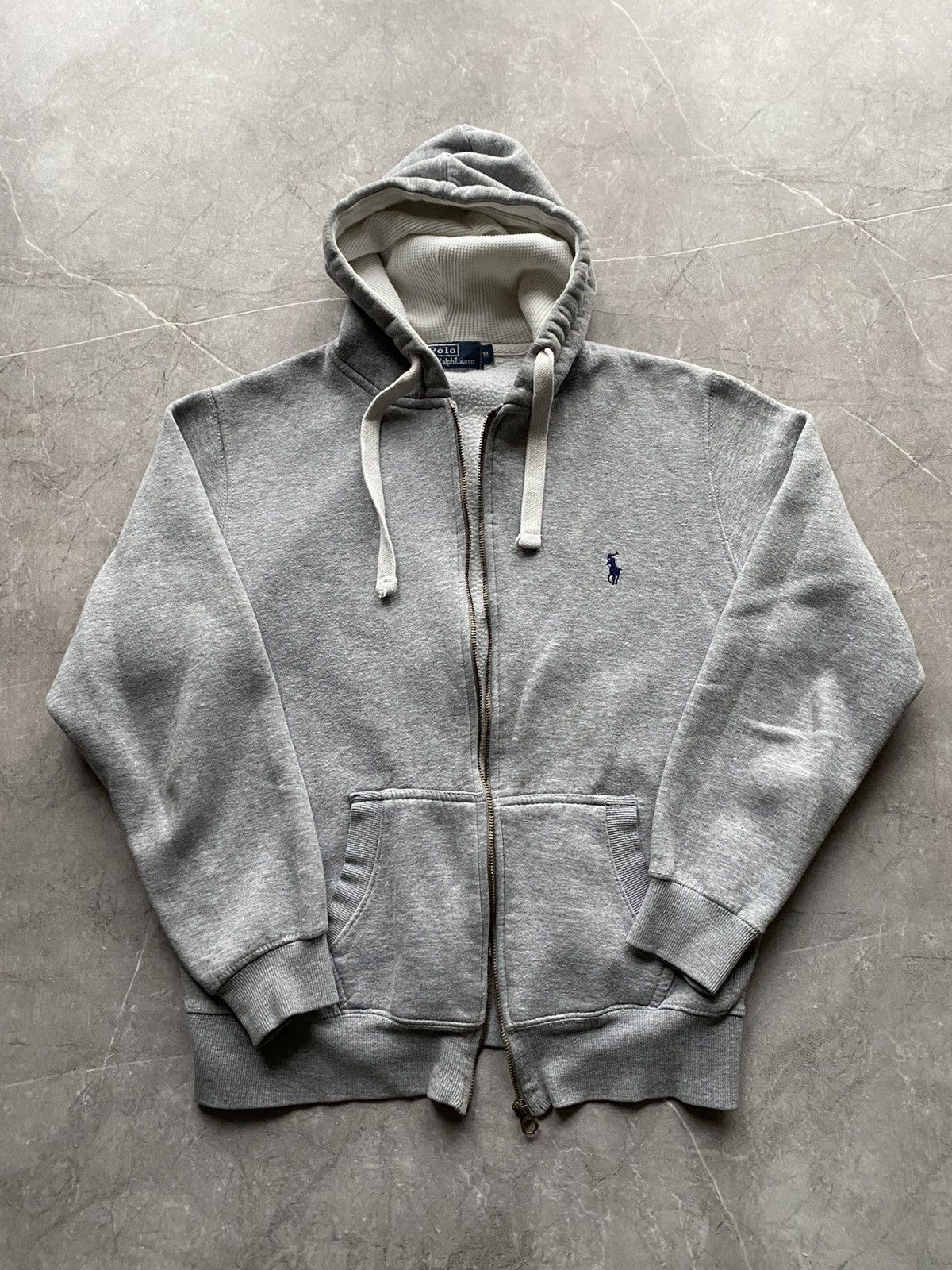 Polo Ralph Lauren Vintage Polo Ralph Lauren Full Zip Y2K Hoodie Retro Hype Size US M / EU 48-50 / 2 - 2 Thumbnail