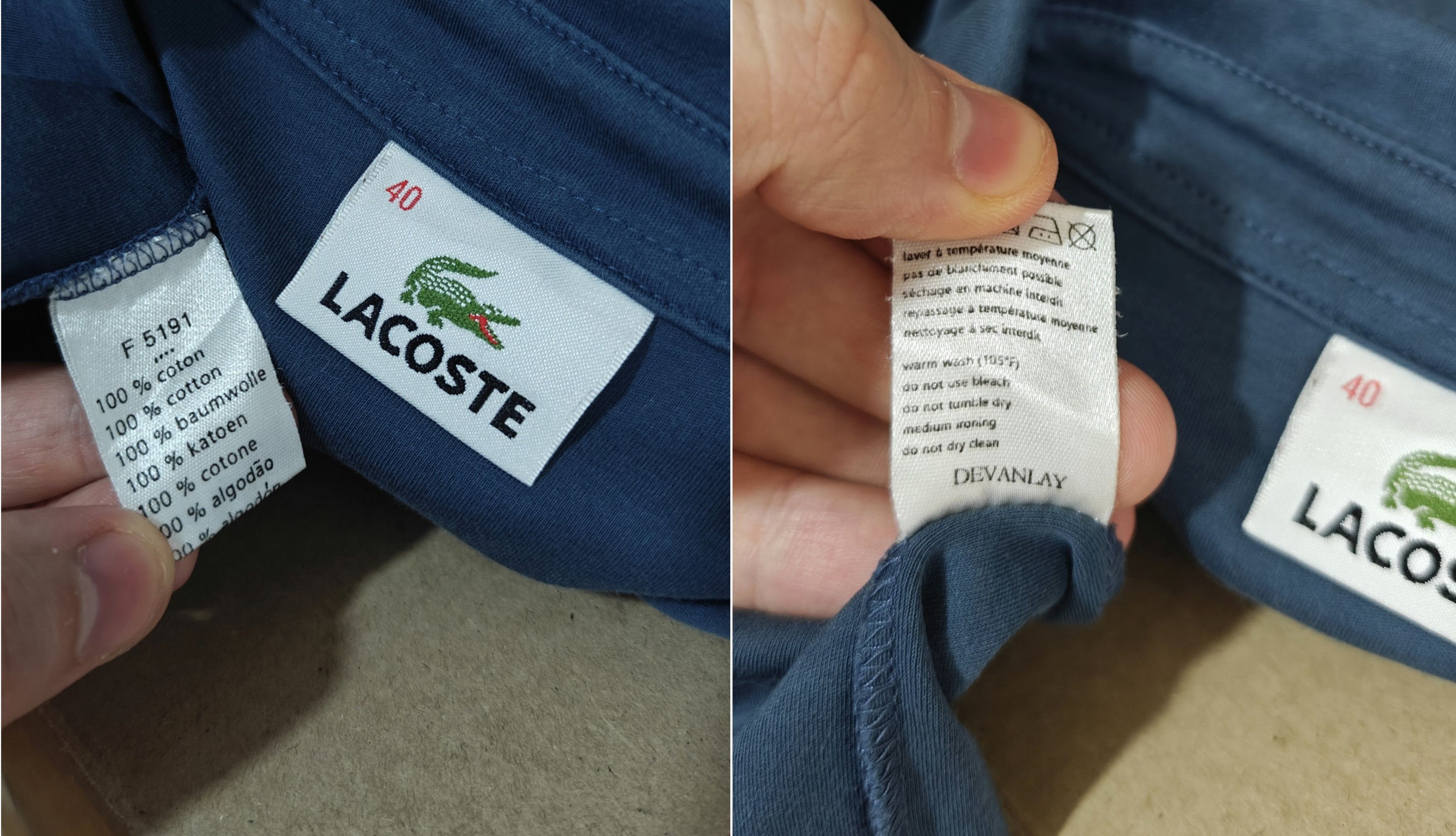 Lacoste Lacoste Polo T-Shirt Collared Pocket Tee Blue size M Size M / US 6-8 / IT 42-44 - 8 Thumbnail