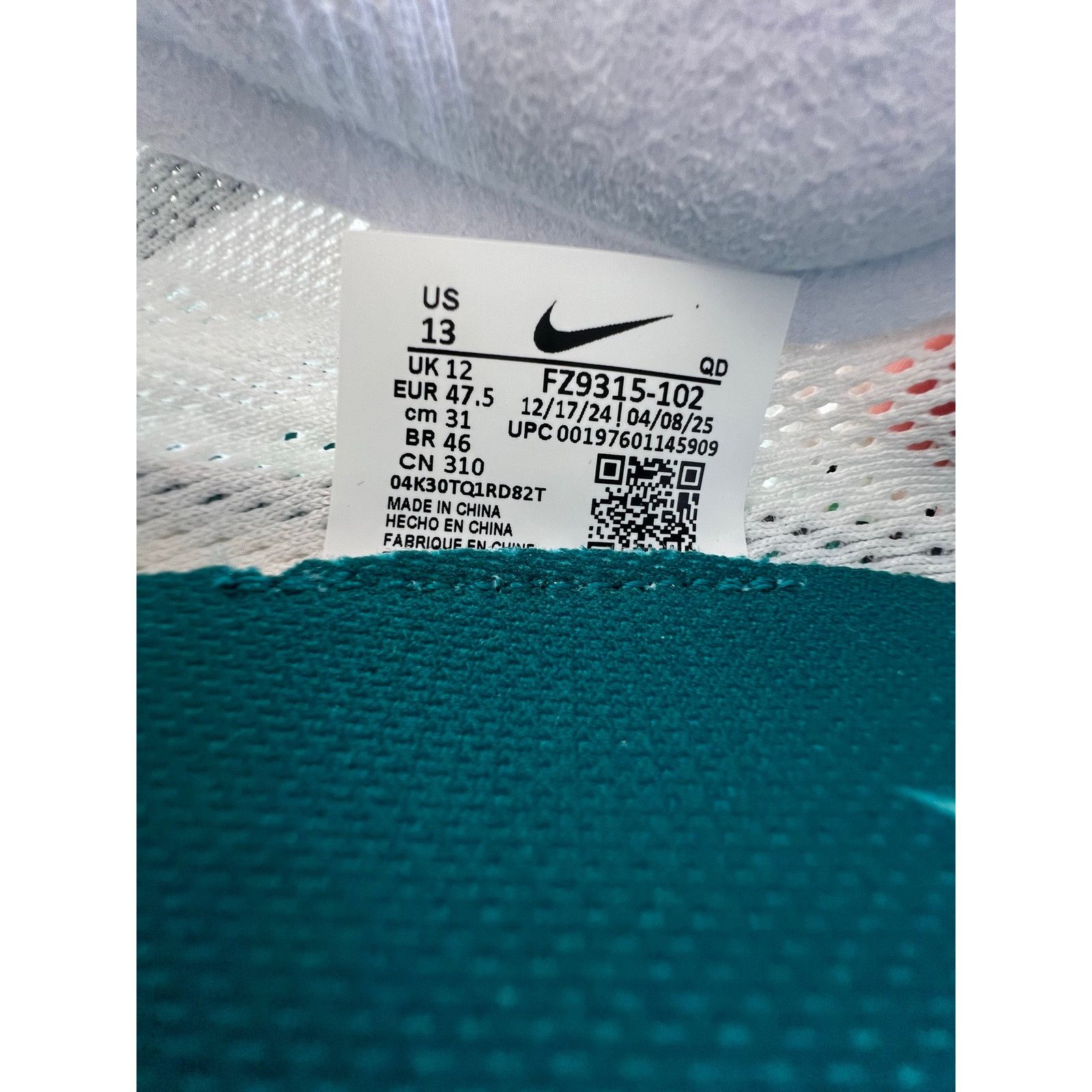 Nike Nike ZoomX Dragonfly 2 Elite “White Bright Spruce” size 13 Size US 13 / EU 46 - 6 Thumbnail