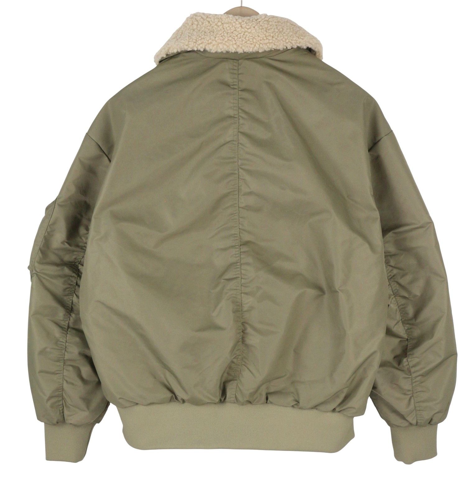 Jack & Jones JORQUEENS BOMBER M Silver Sage Oversized Zip 88020 Size US M / EU 48-50 / 2 - 2 Thumbnail