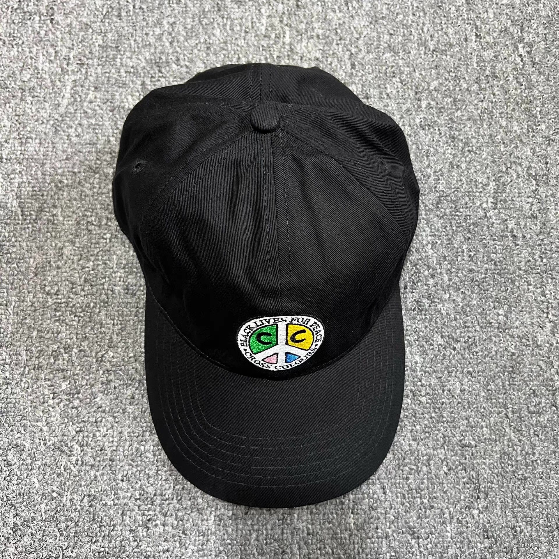 Cross Colours Cross Colours EmbroideredCurved BrimBaseball Cap Visor Q7 Size ONE SIZE - 7 Thumbnail