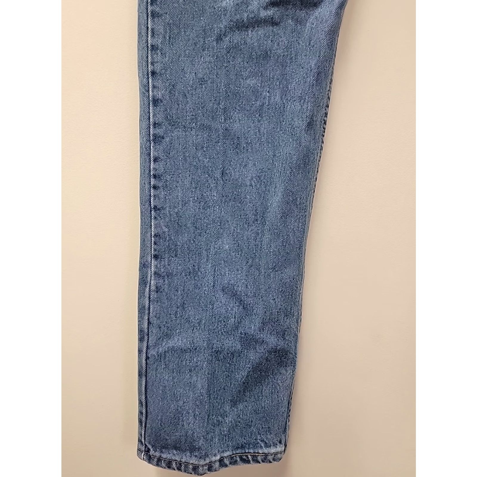 Levi's VINTAGE Levi's Jeans Mens 31x30 Blue 505 Straight Regular Fit Cotton Denim Size US 31 - 5 Thumbnail