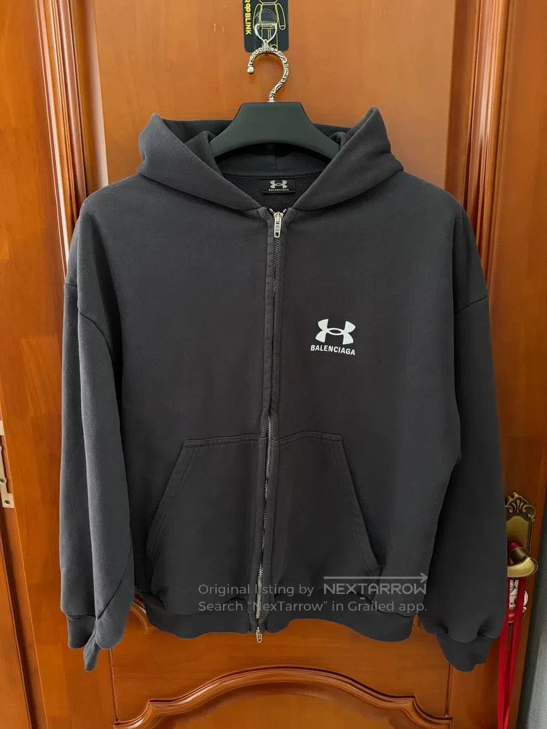 Balenciaga Balenciaga Under Armour Co-Branded Zip Hoodie Size US M / EU 48-50 / 2 - 1 Thumbnail