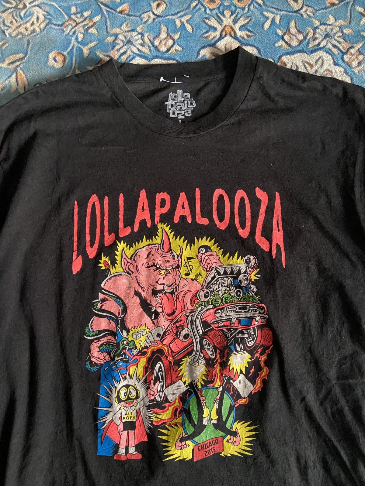 Band Tees Lollapalooza Festival 2015 Size US L / EU 52-54 / 3 - 2 Thumbnail