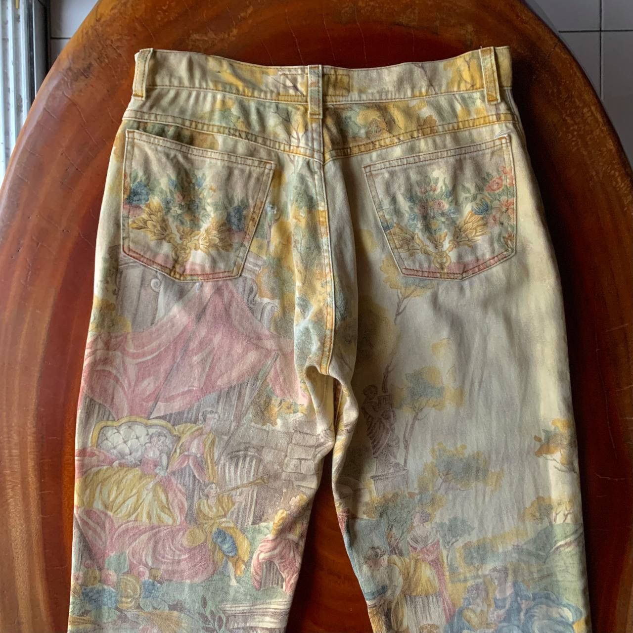 Roberto Cavalli Vintage 1990’s Roberto Cavalli Renaissance Denim Jeans Pants Size US 32 / EU 48 - 4 Thumbnail