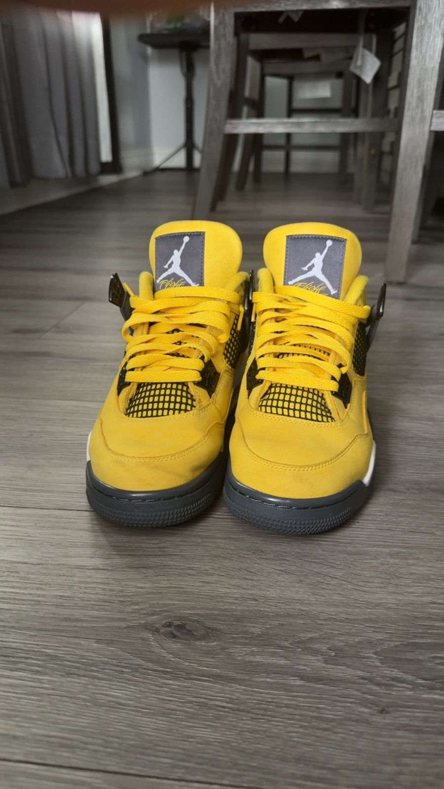 Nike Air Jordan 4 Lightning Retro 2021 Size US 9 / EU 42 - 4 Thumbnail