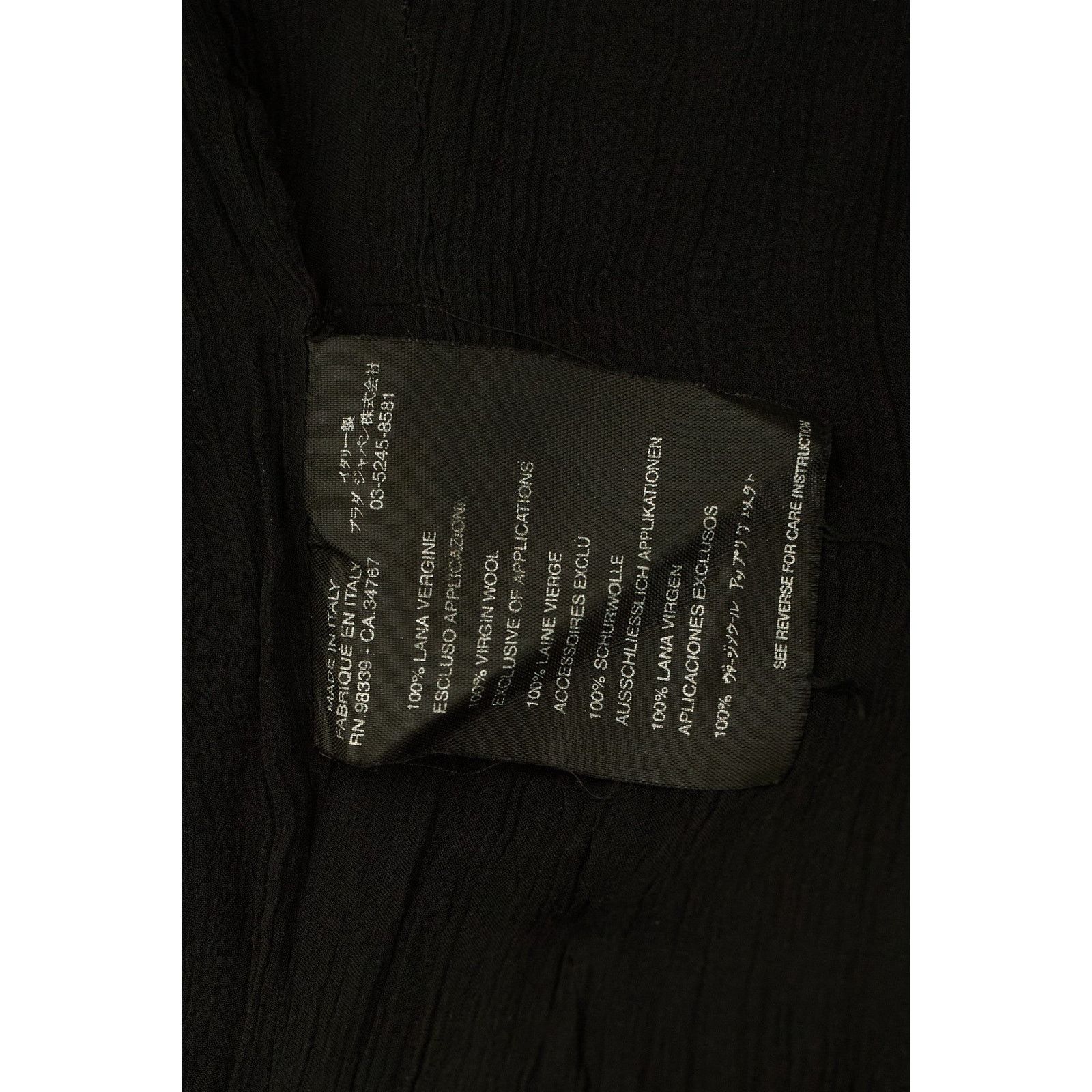 Prada Wool Black Dress Size M / US 6-8 / IT 42-44 - 4 Thumbnail