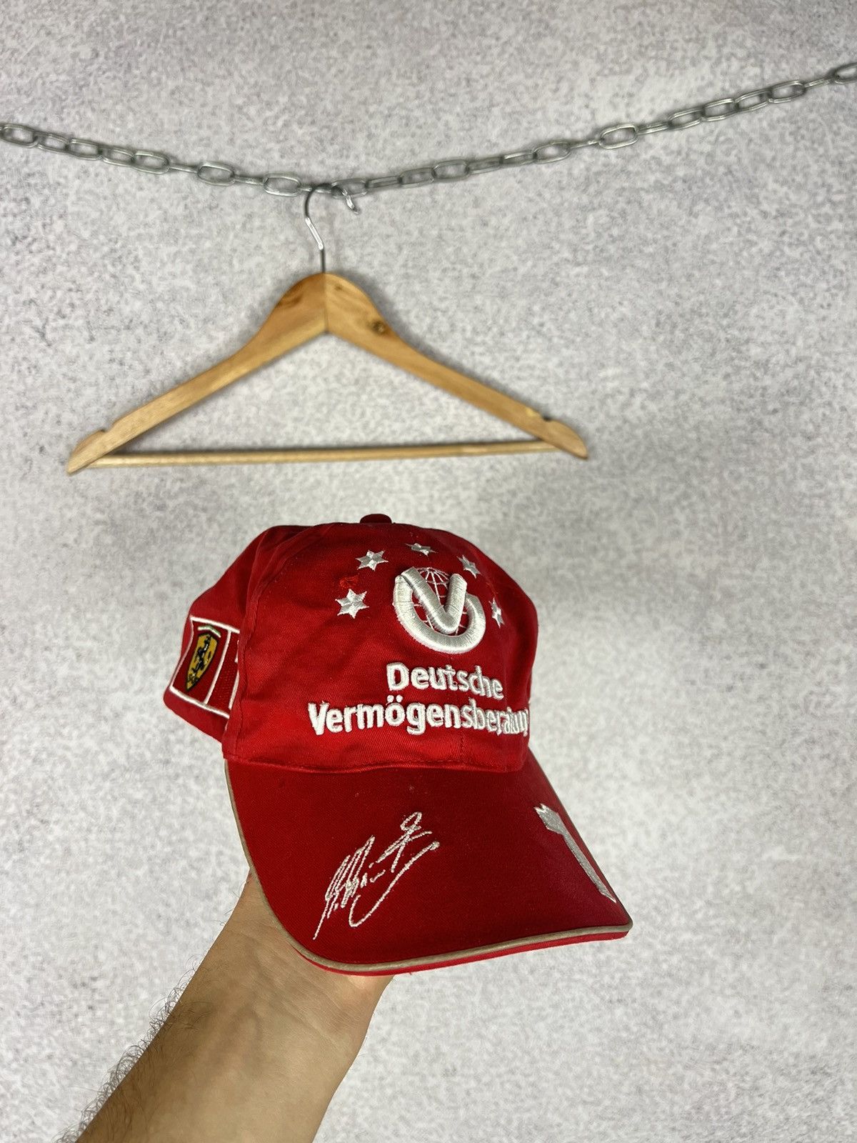 Formula 1 Vintage Michael Schumacher Ferrari F1 Cap Hat Size ONE SIZE - 1 Thumbnail